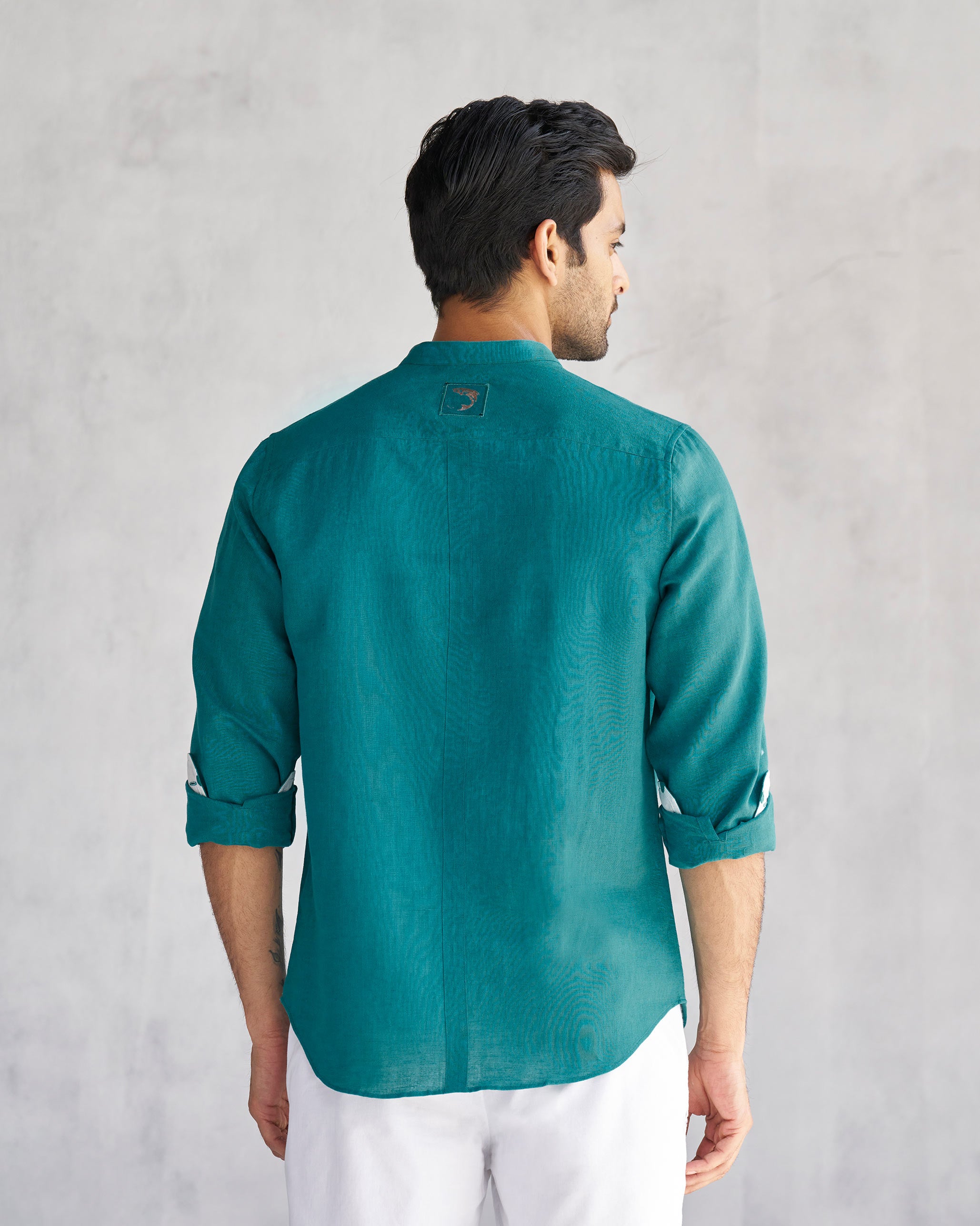 Nawab Shirt - Teal Tssxnb