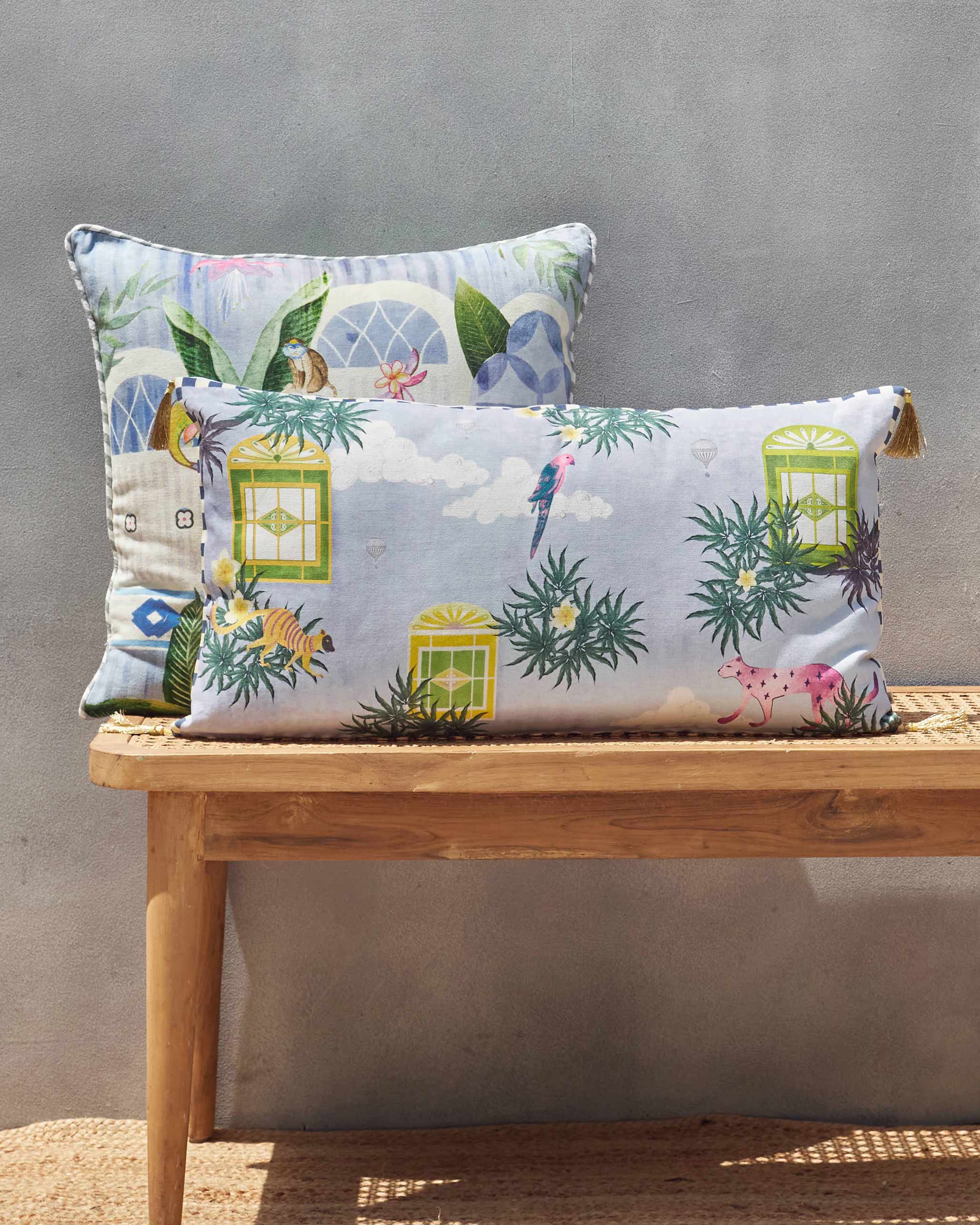 Whimsy Forest Lumbar Cushion Cover