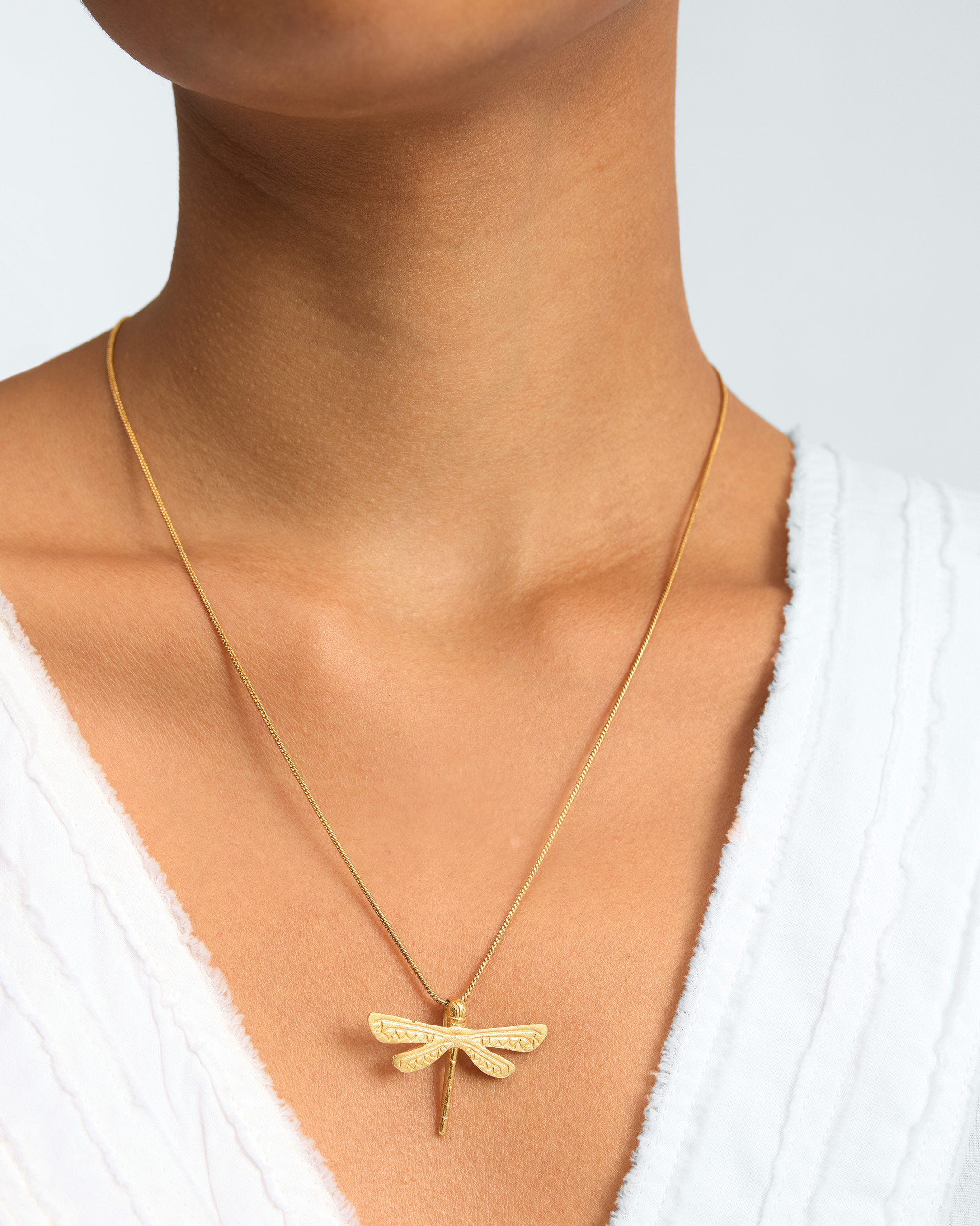 Dragonfly Charm - Gold