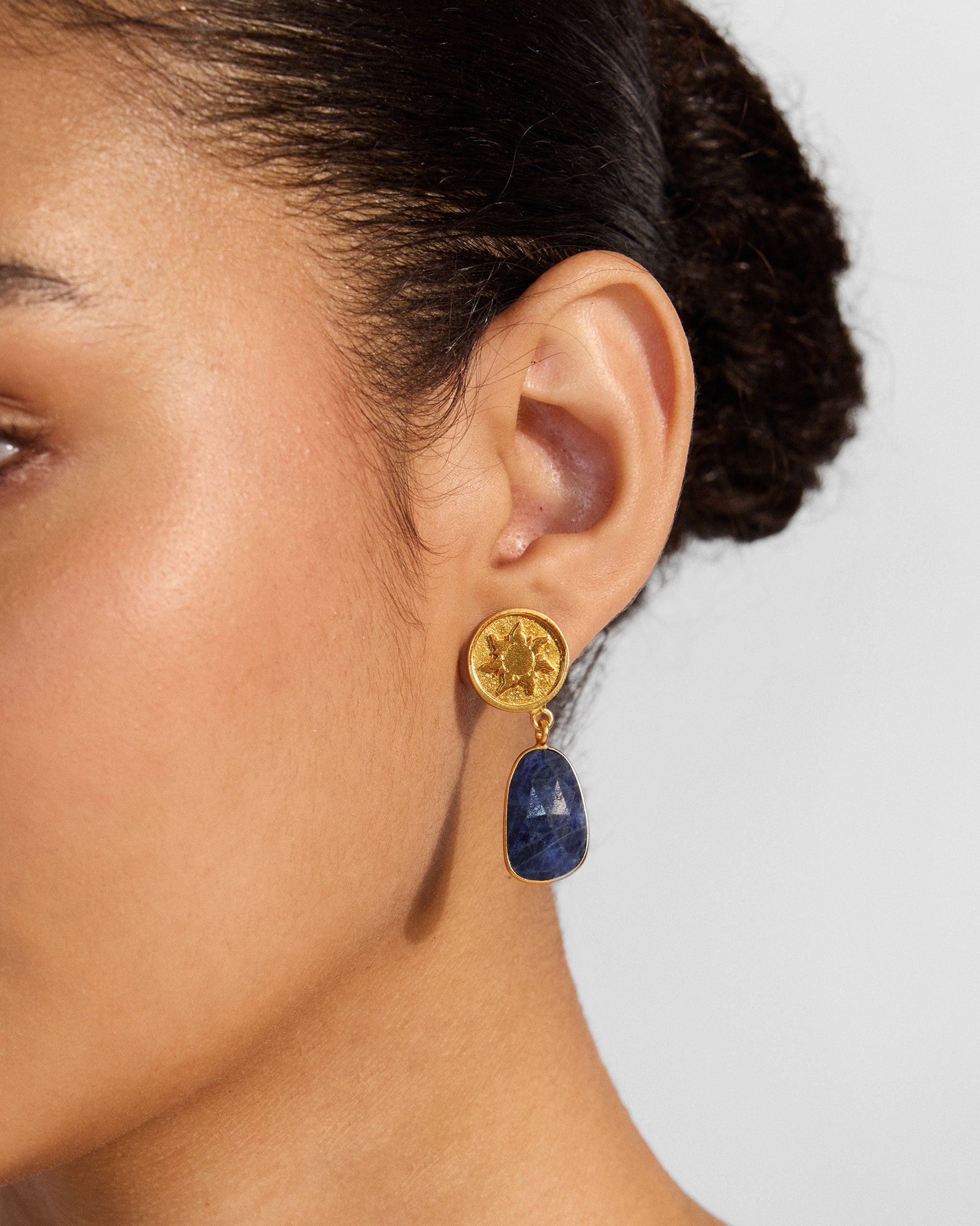 Sunrise Earrings - Blue