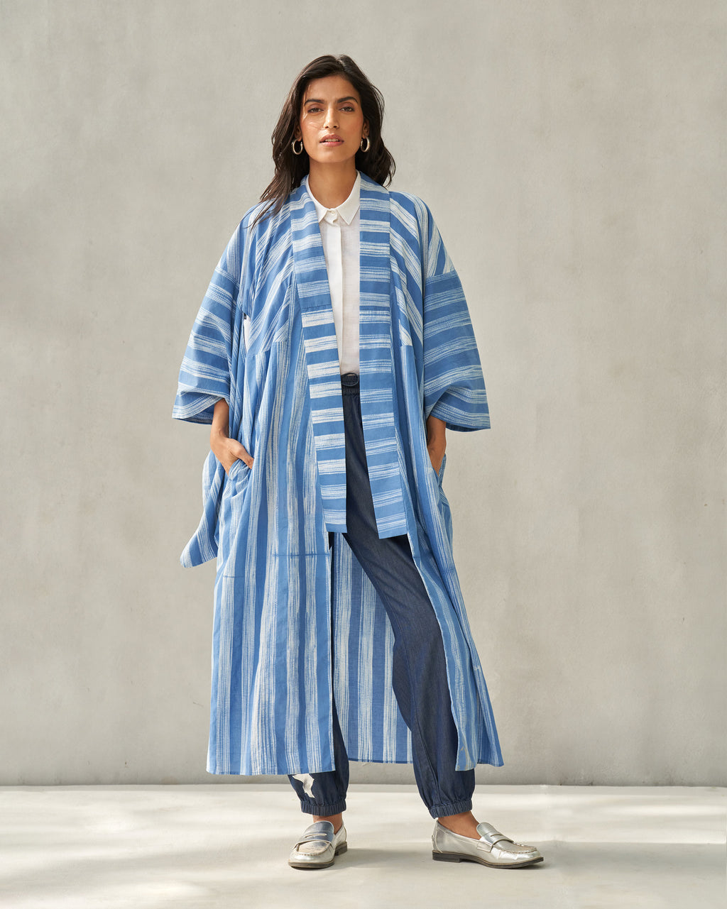 Sakura Kimono - Blue – Nicobar