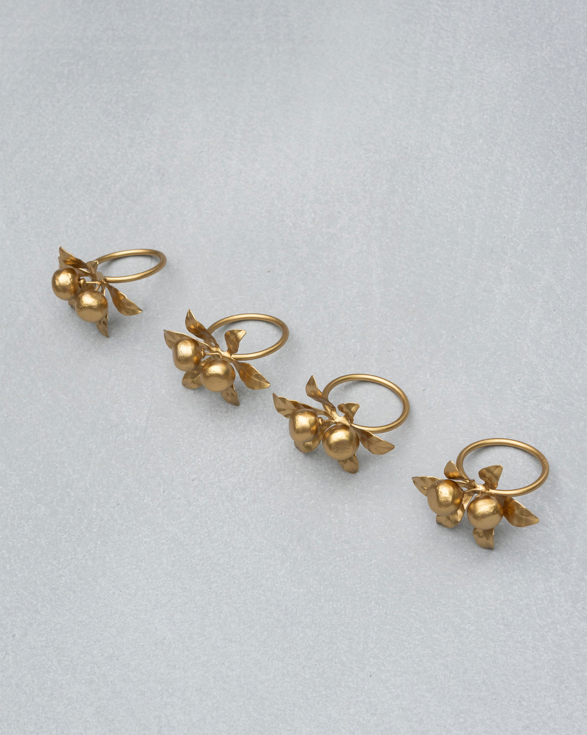 Mandarin Napkin Ring - Set of 4