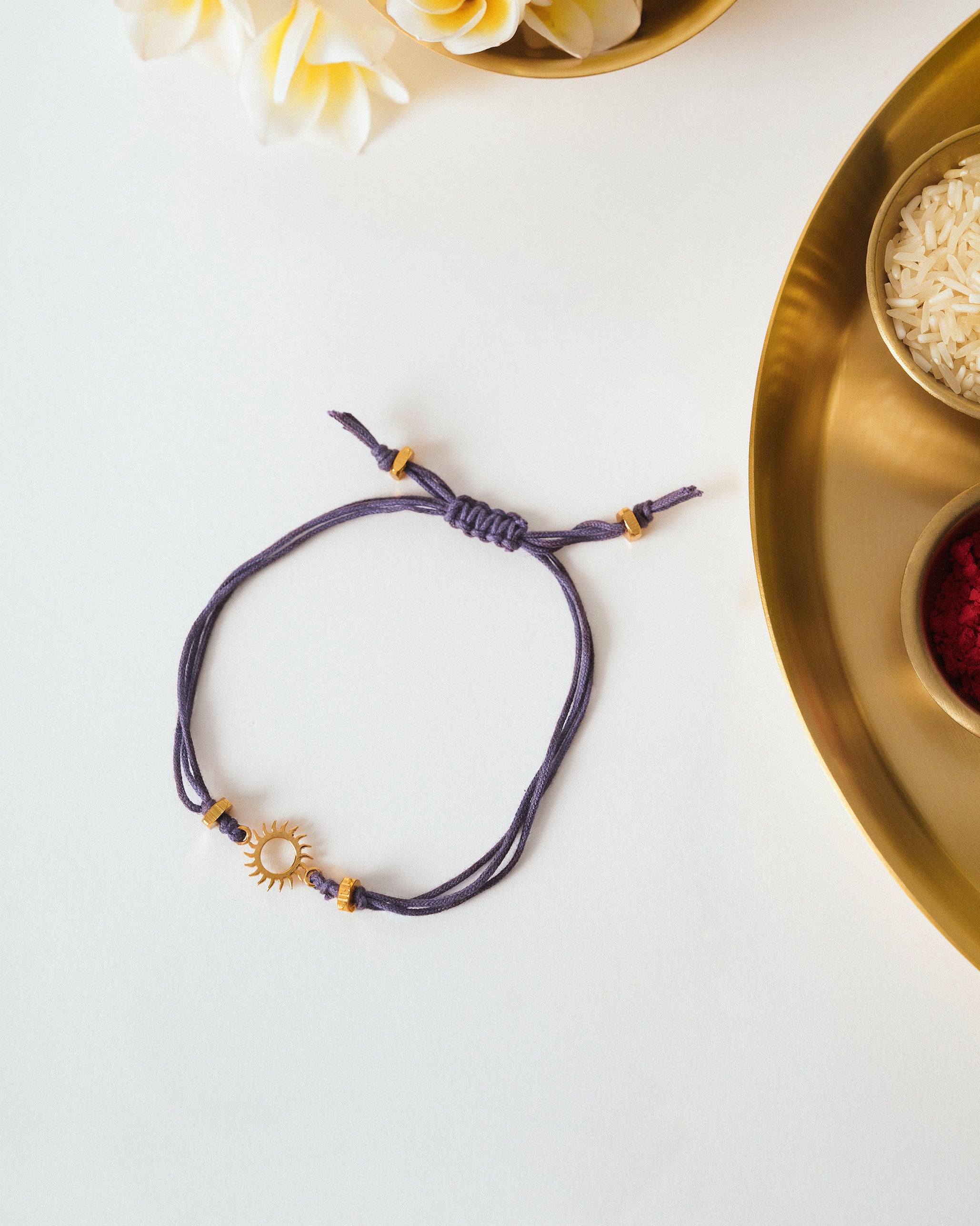 Surya Rakhi - Purple