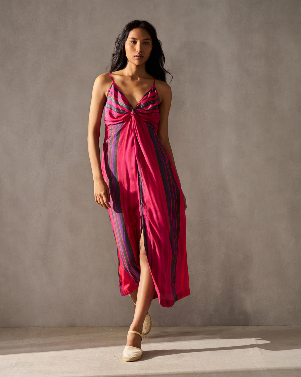 Midnight Twist Dress - Multi Color – Nicobar