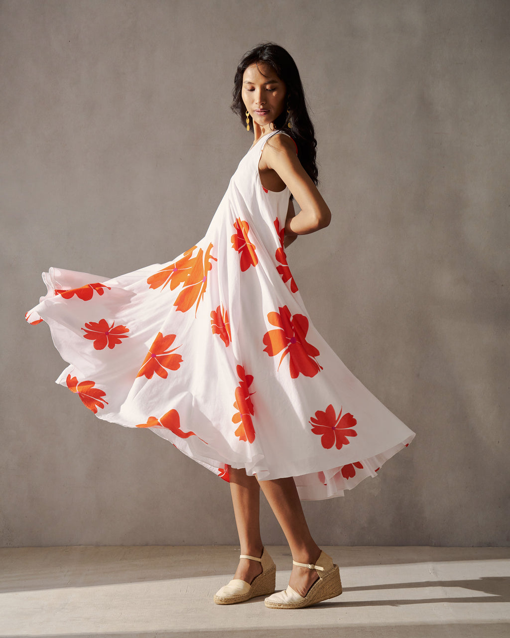 white orange dress Gimlet Dress