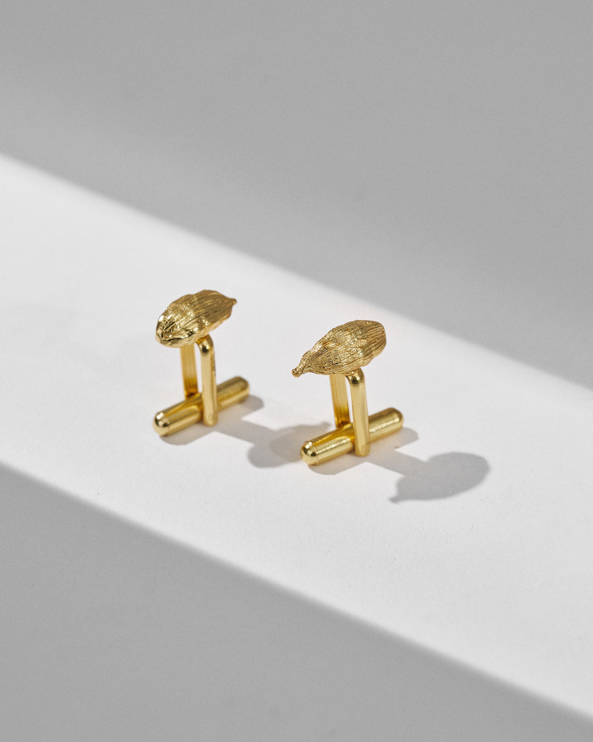 Elaichi Cufflinks - Gold
