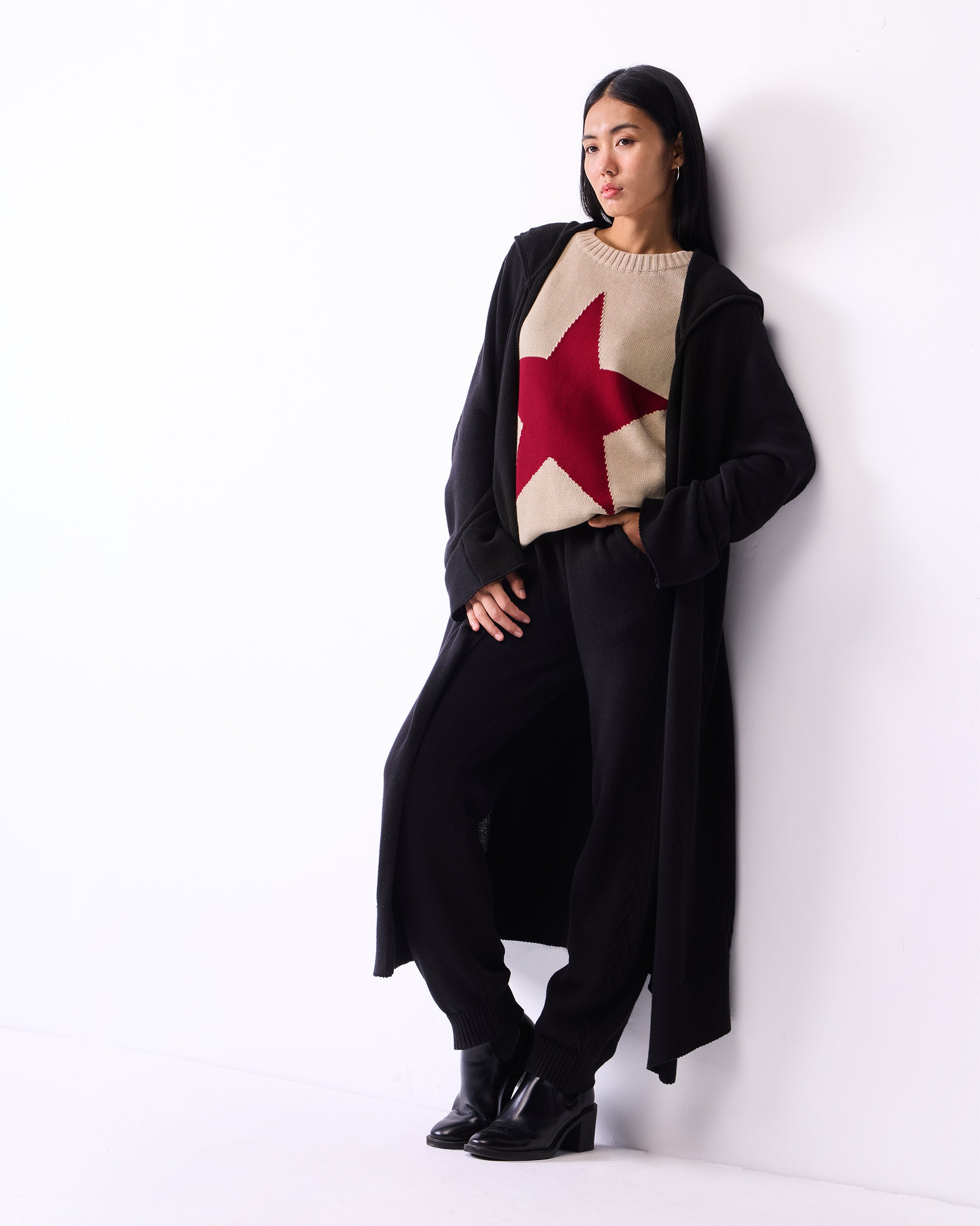 Ronnie Round Neck Sweater - Oatmeal