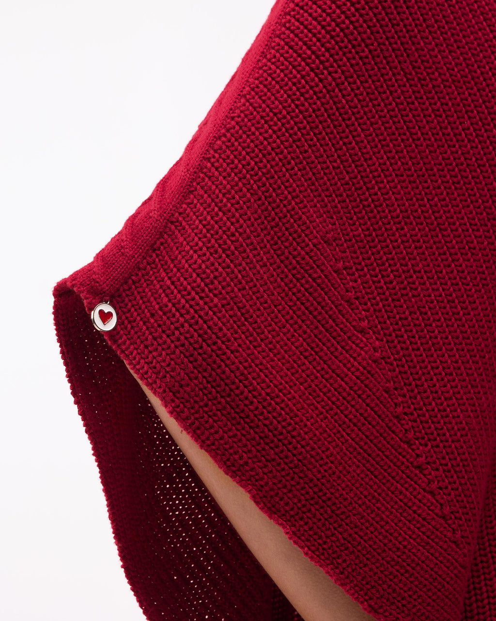 Dream High-low Hem Sweater - Red & Green Stripes – Nicobar