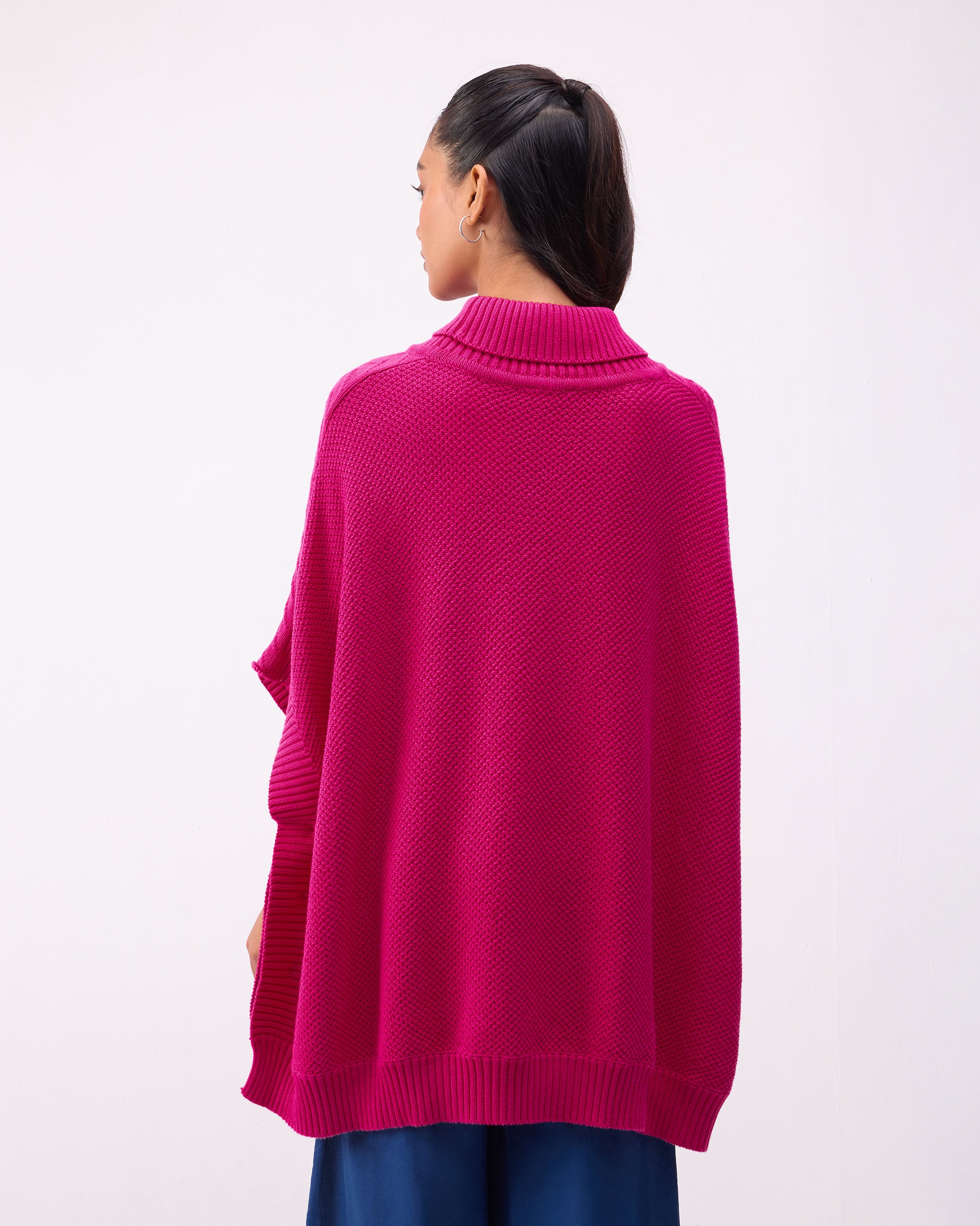 Baggy Sweater - Fuchsia