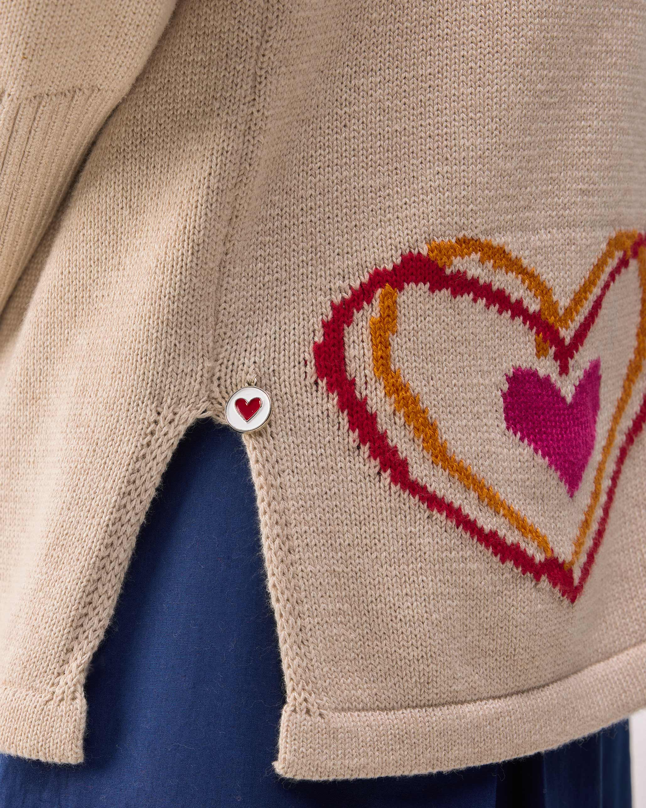 Cosy Turtle Neck Sweater - Oatmeal