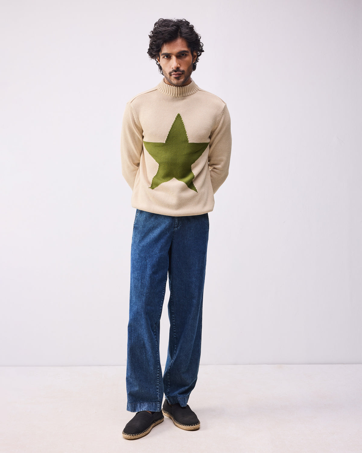 Star Sweater - Oatmeal