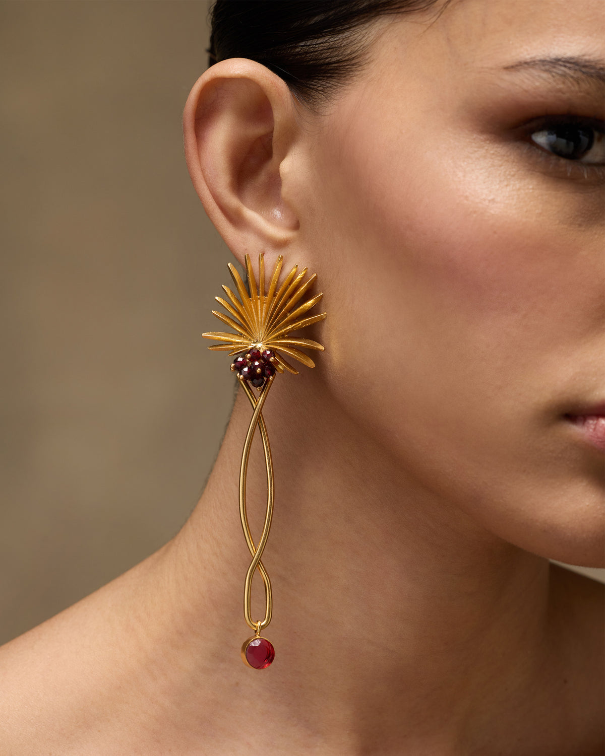 Palm Danglers - Gold