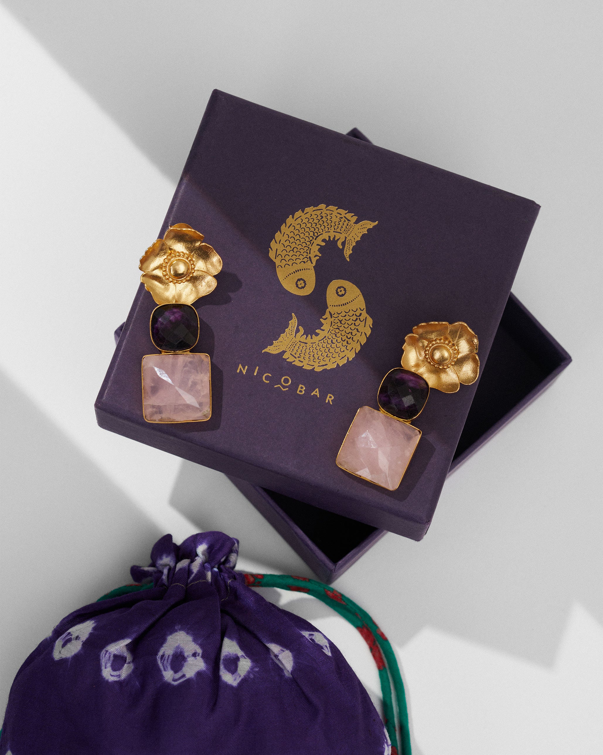 Dessert Rose Ruby Drops - Gold