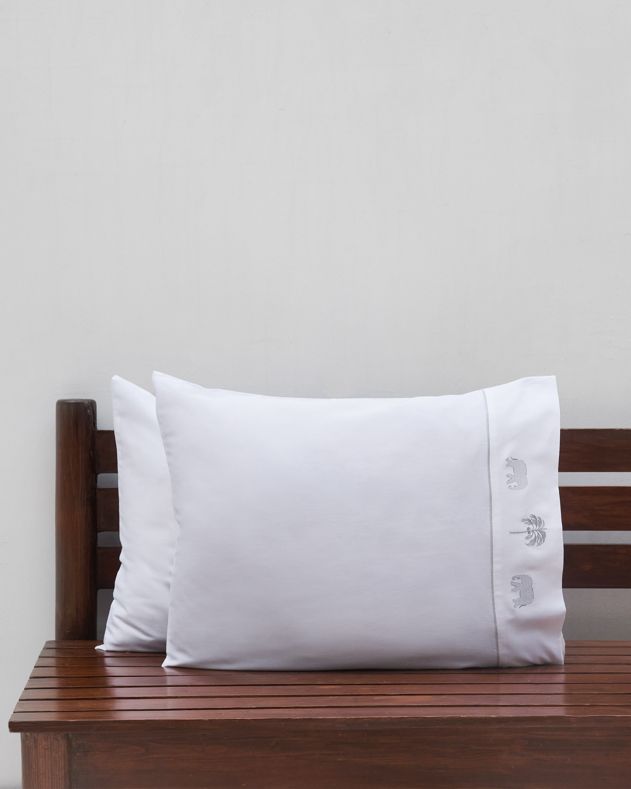 White Pillow Case - Set of 2