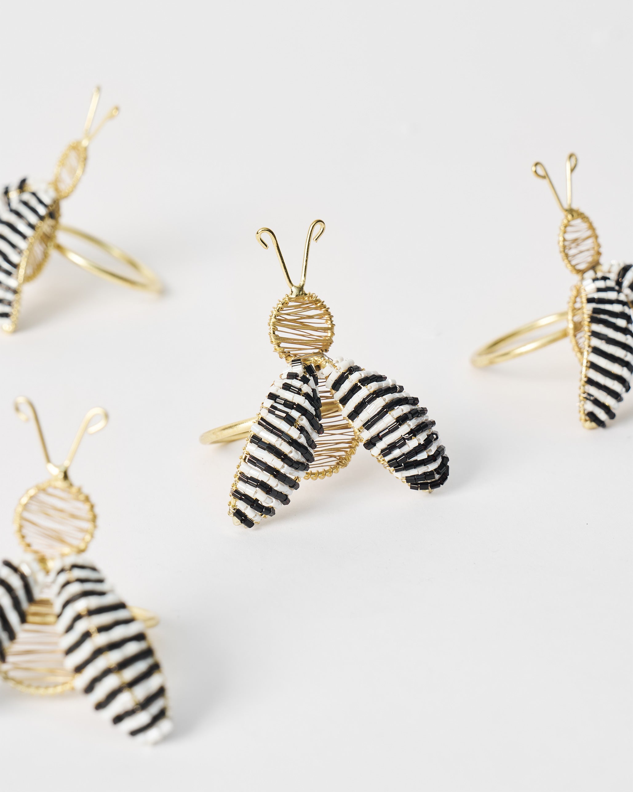 Bee Napkin Ring - Set of 4
