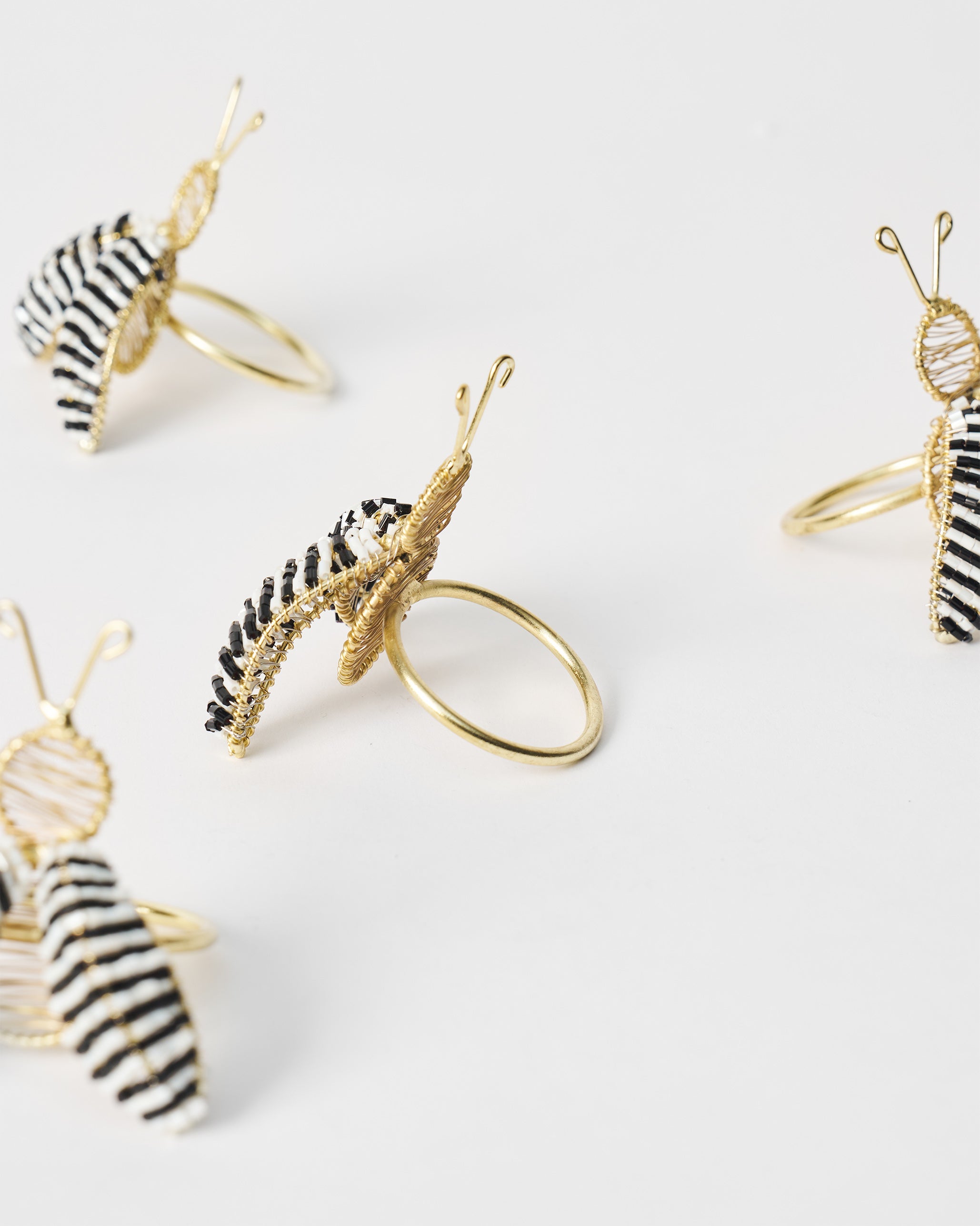 Bee Napkin Ring - Set of 4