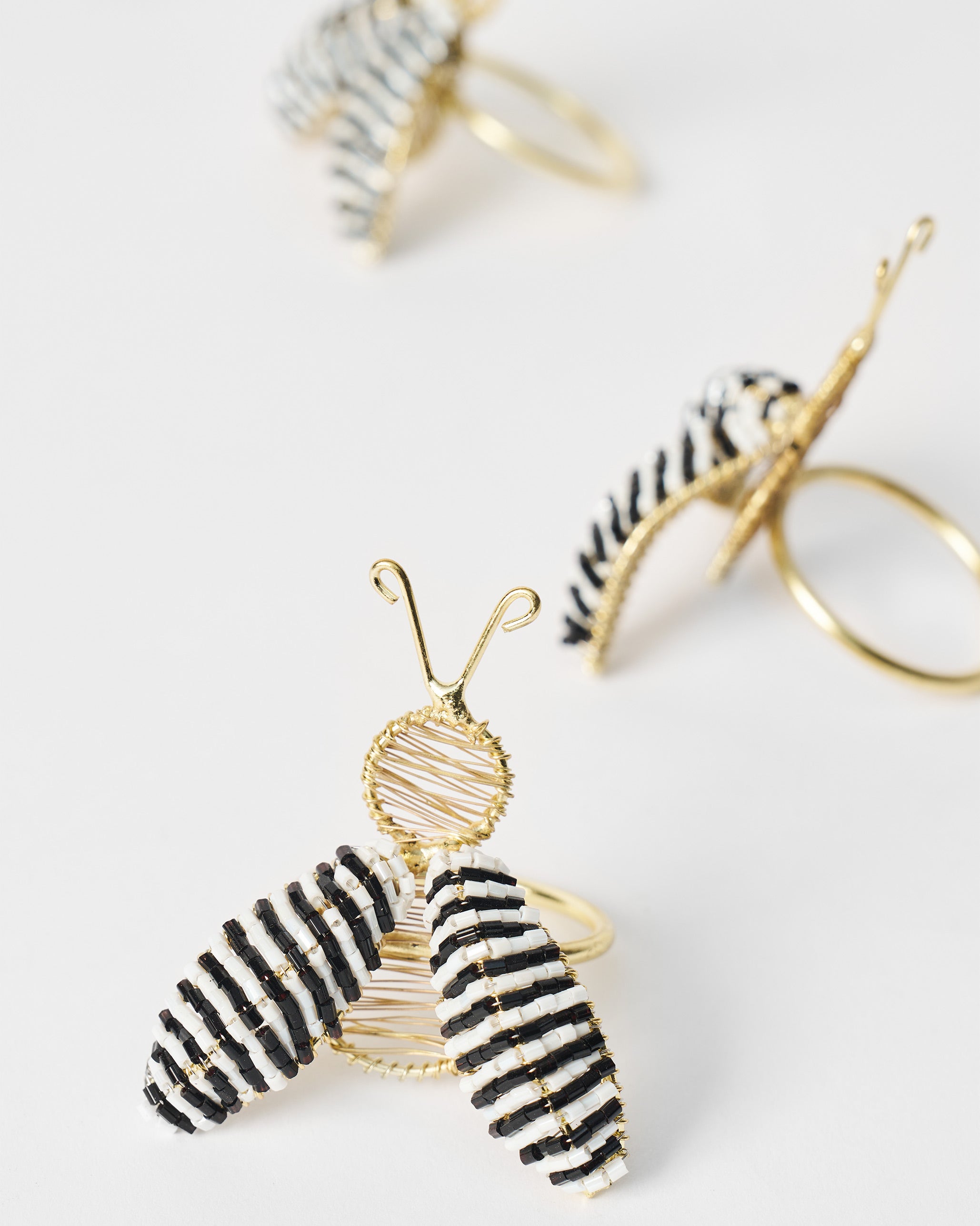 Bee Napkin Ring - Set of 4