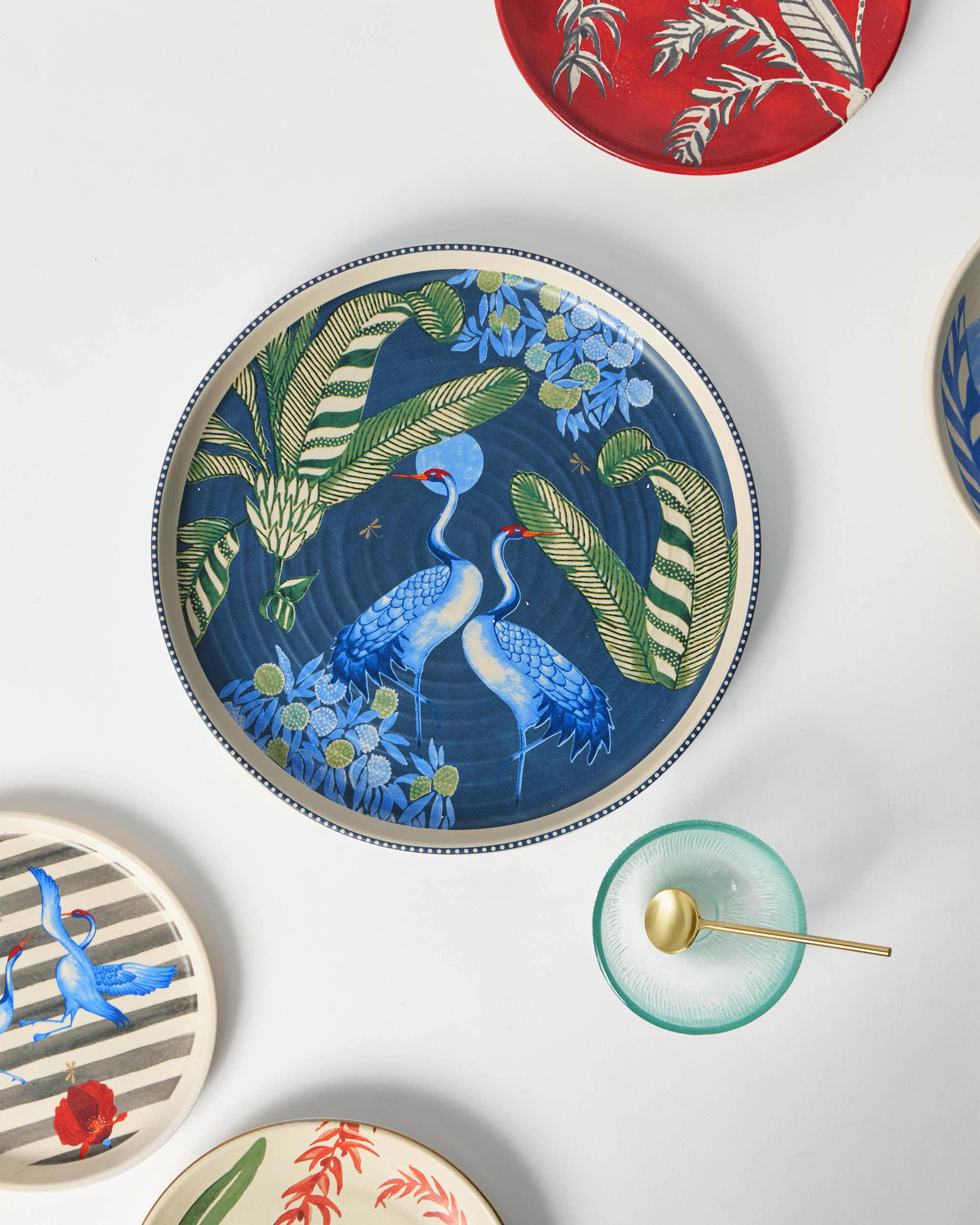Dancing Crane Chip & Dip platter