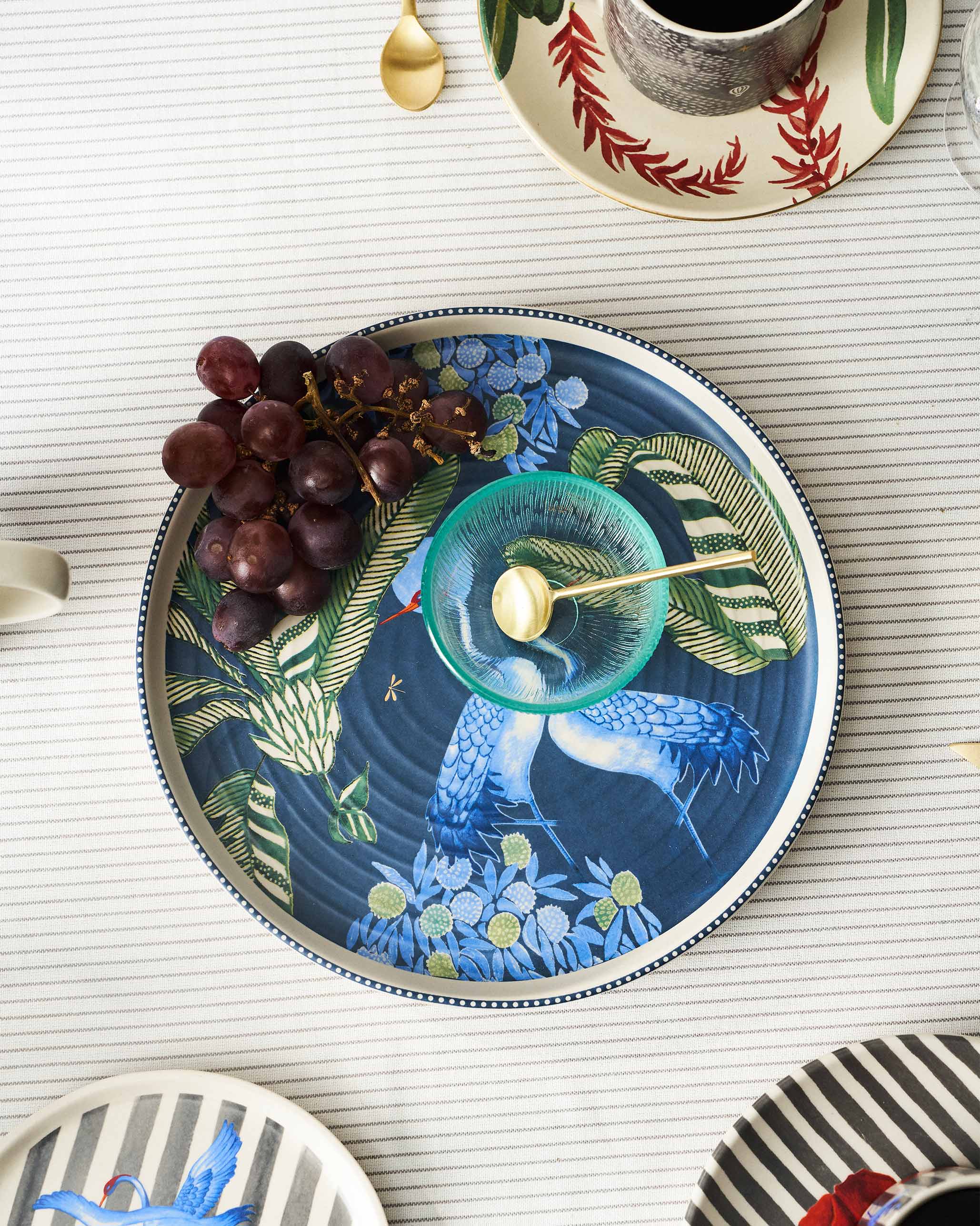 Dancing Crane Chip & Dip platter