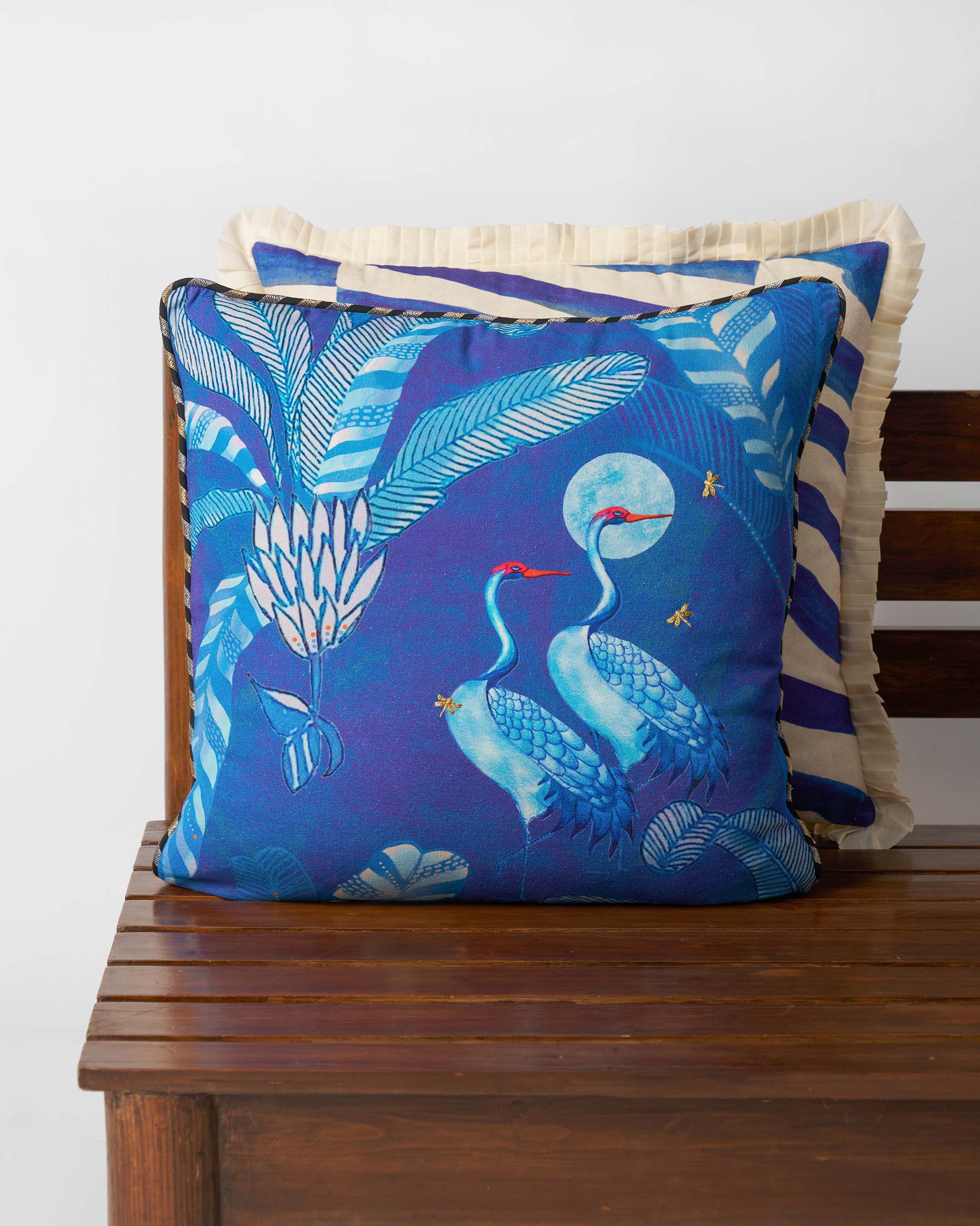 Crane Song Cushion Cover