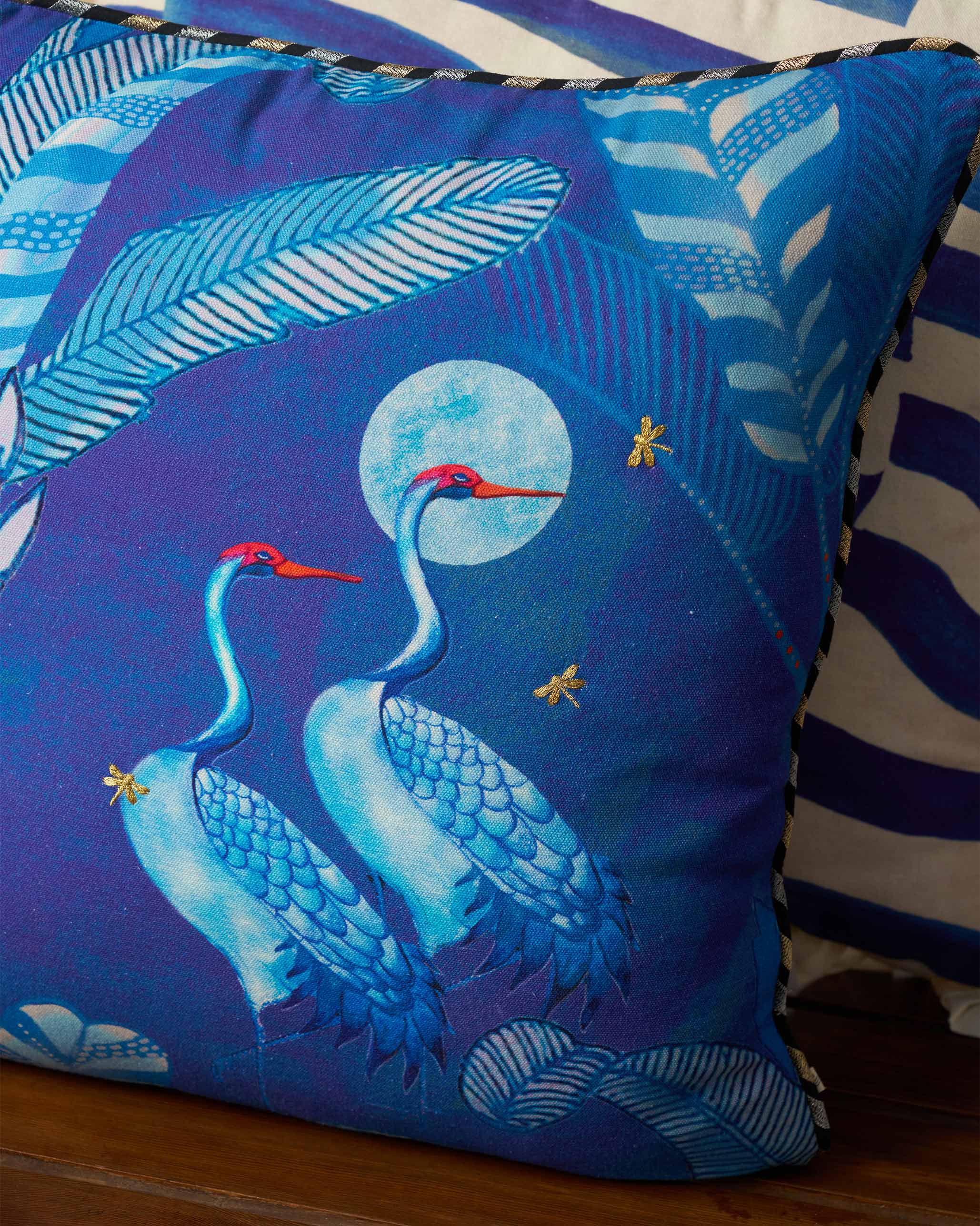 Crane Song Cushion Cover