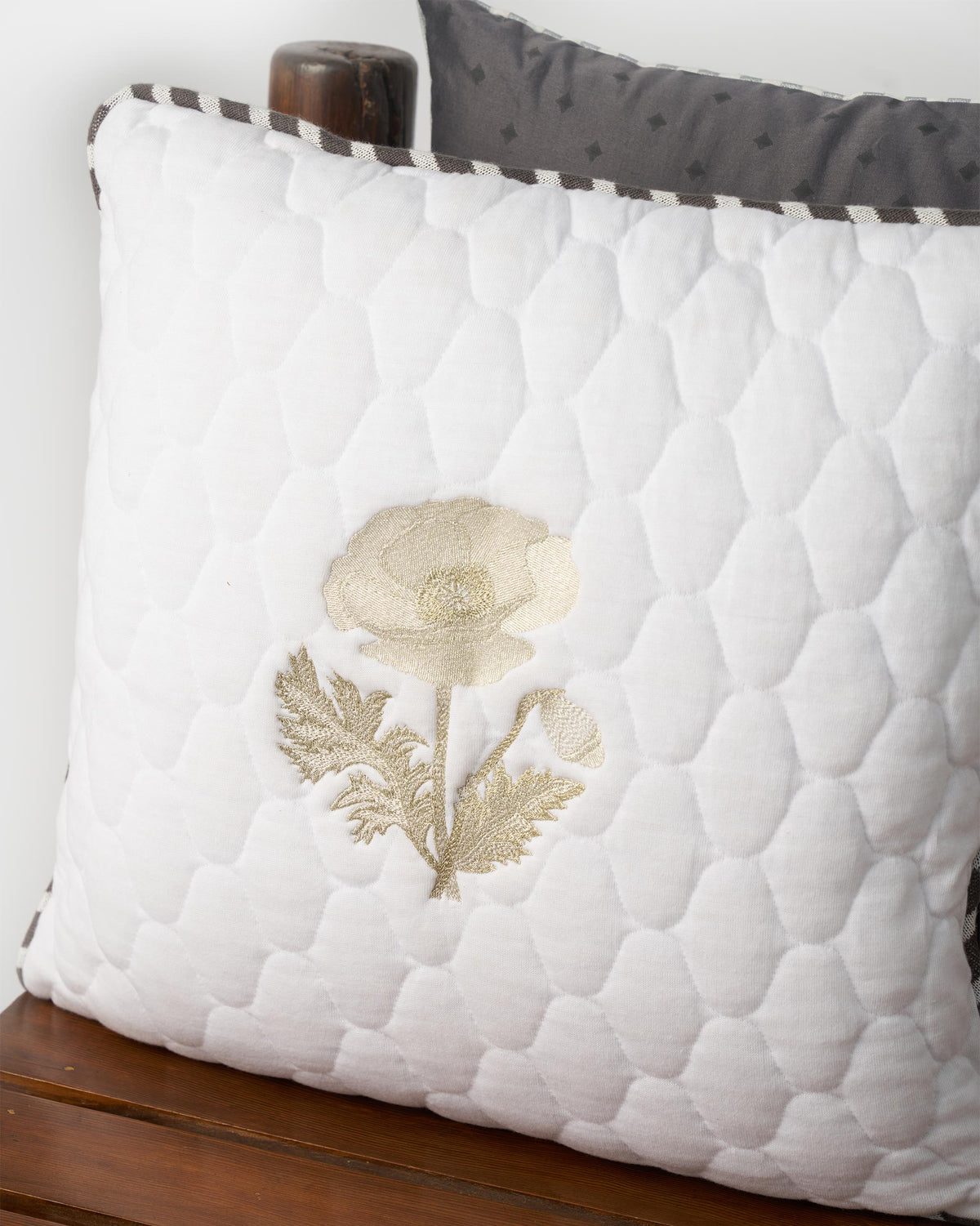 Quilted Poppy Cushion Cover