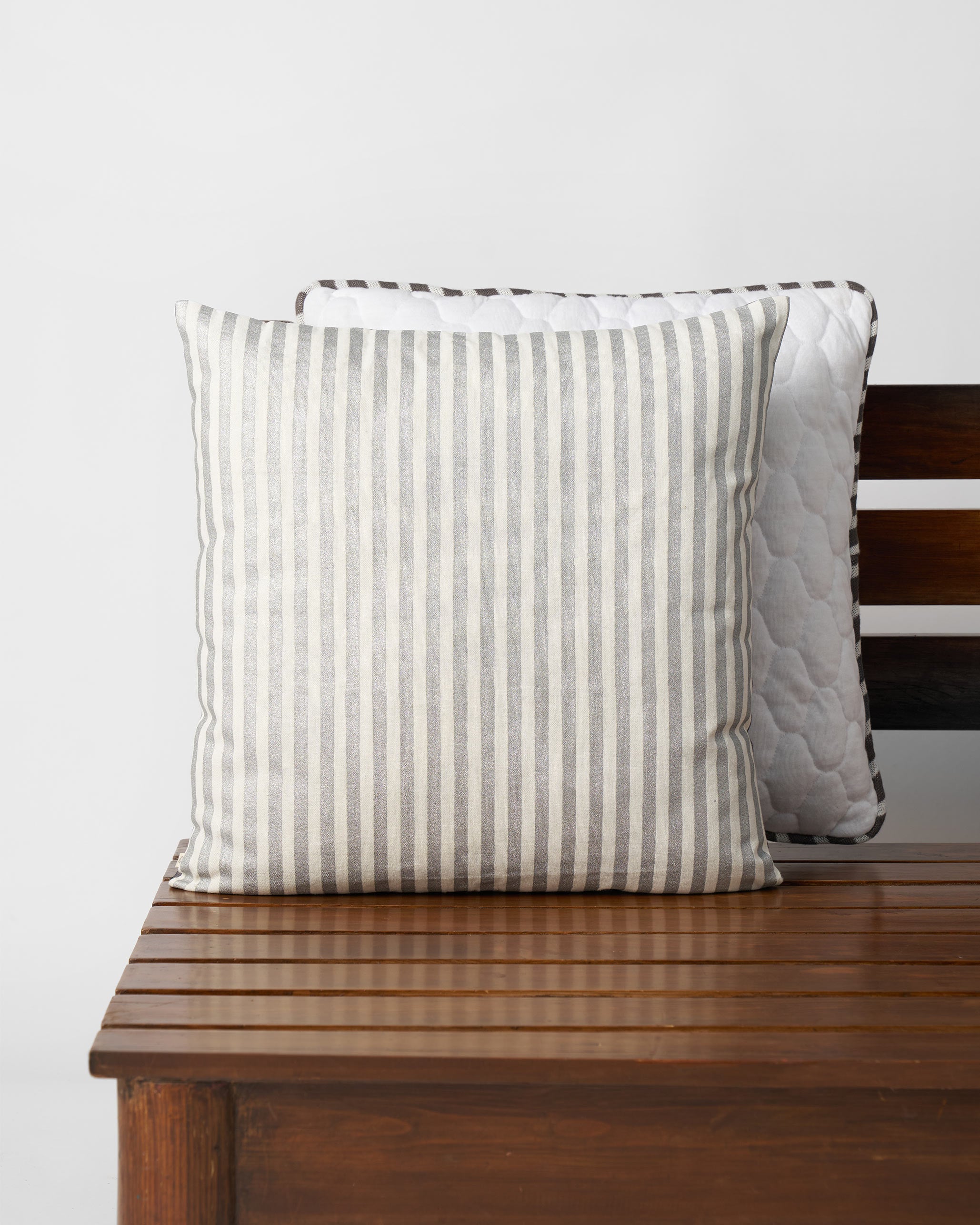 Monochrome Fern Cushion Cover