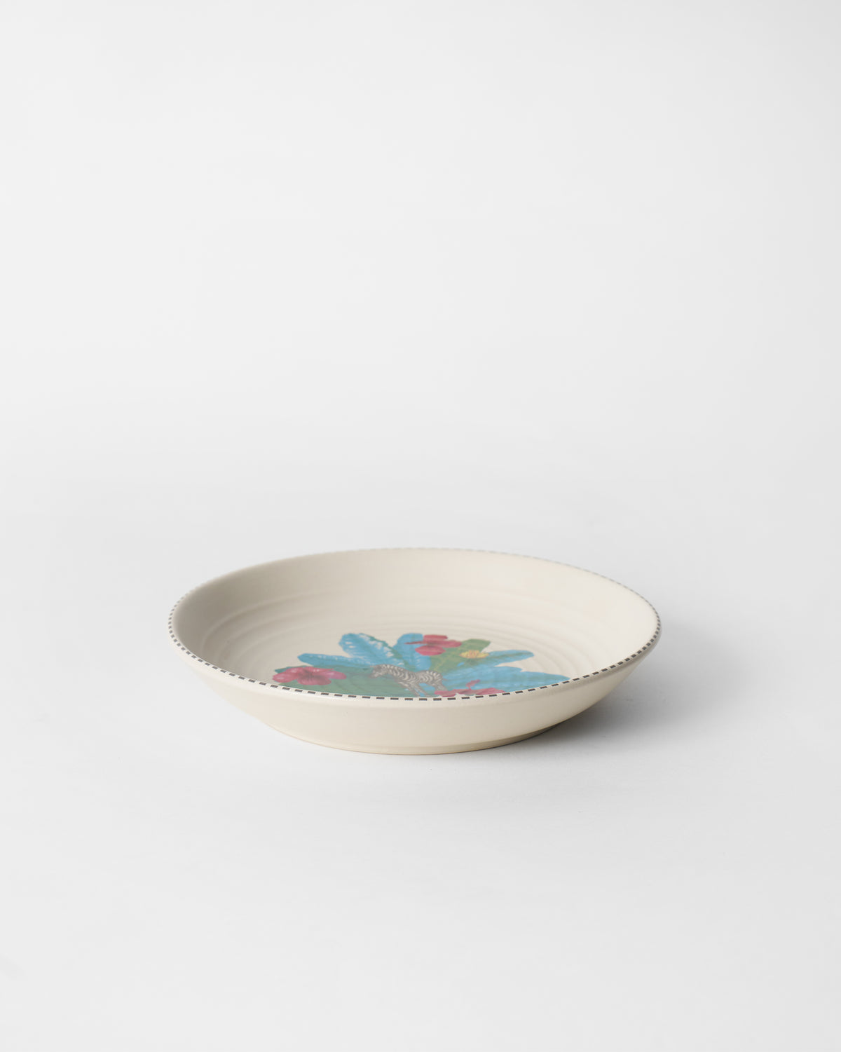 Zebra Lush Pasta Plate