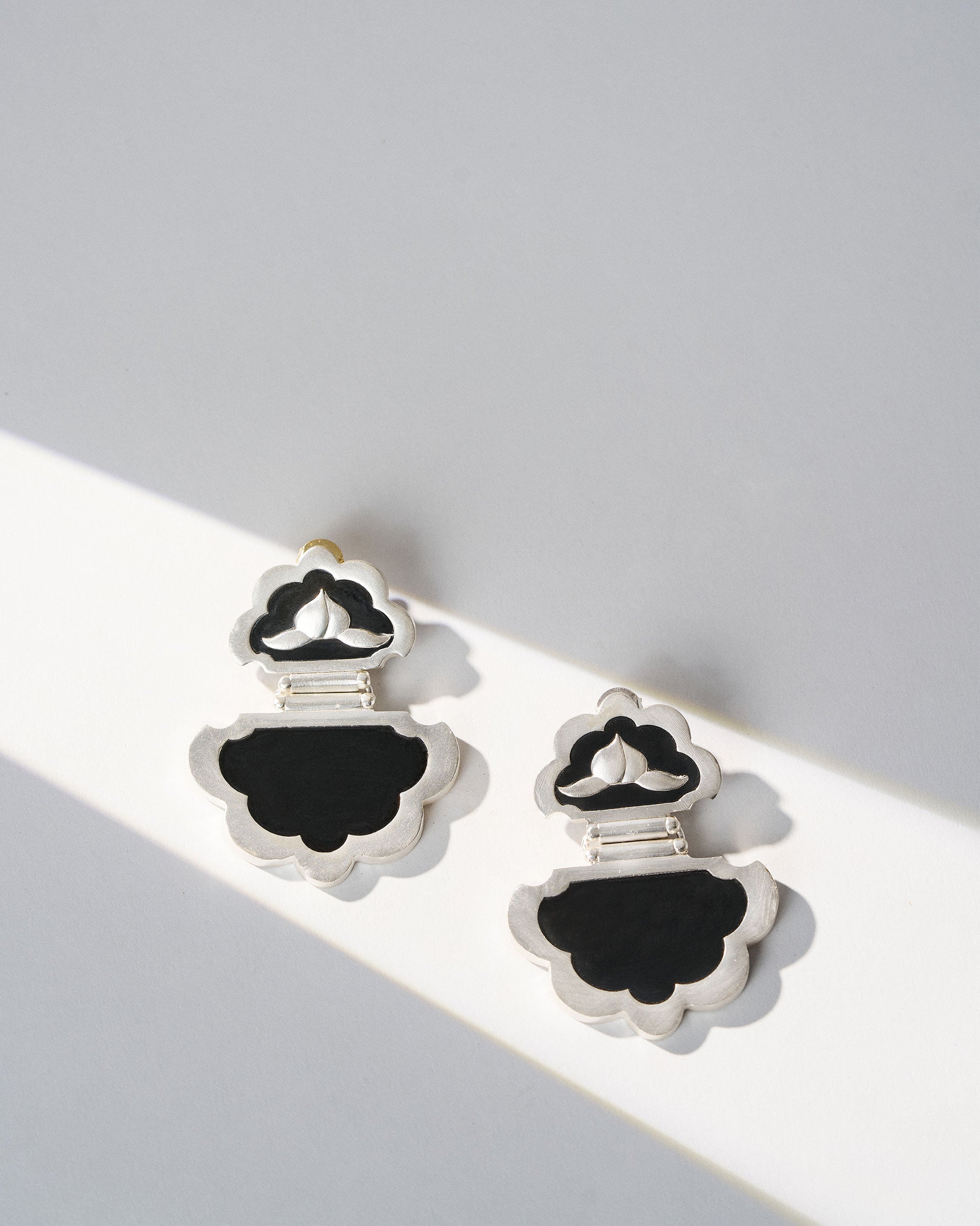 Kamal Earrings - Silver