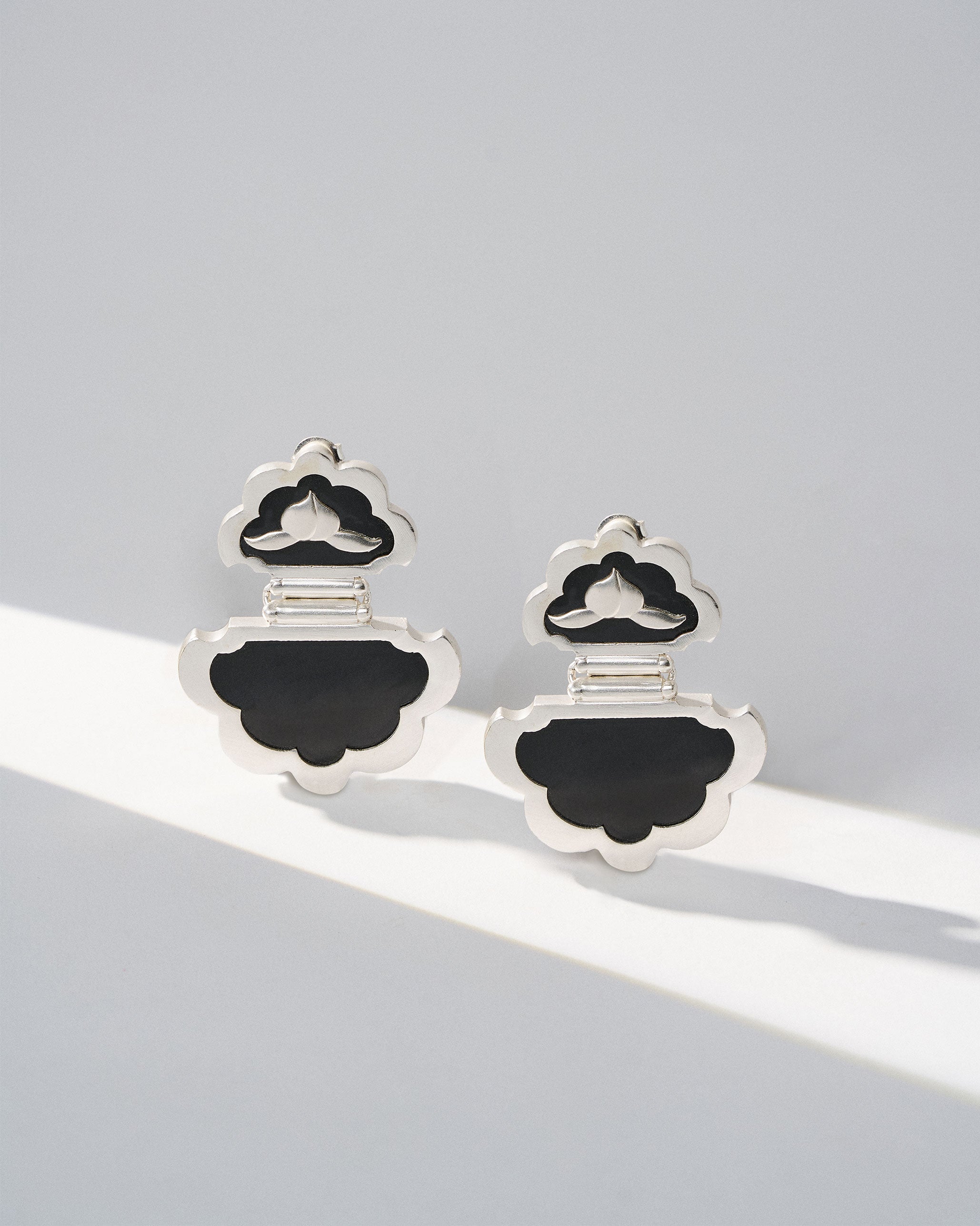 Kamal Earrings - Silver