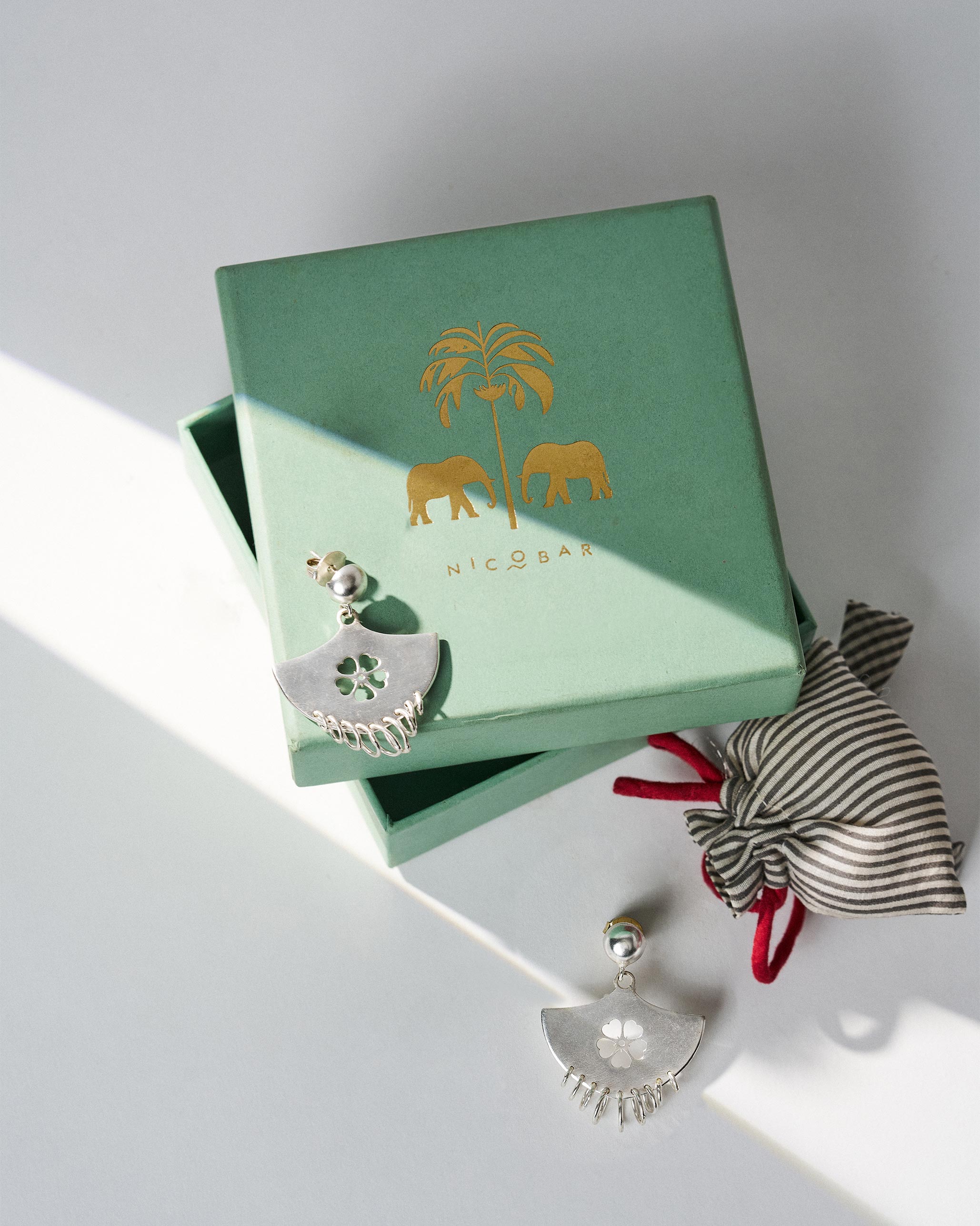 Teer Earrings - Silver