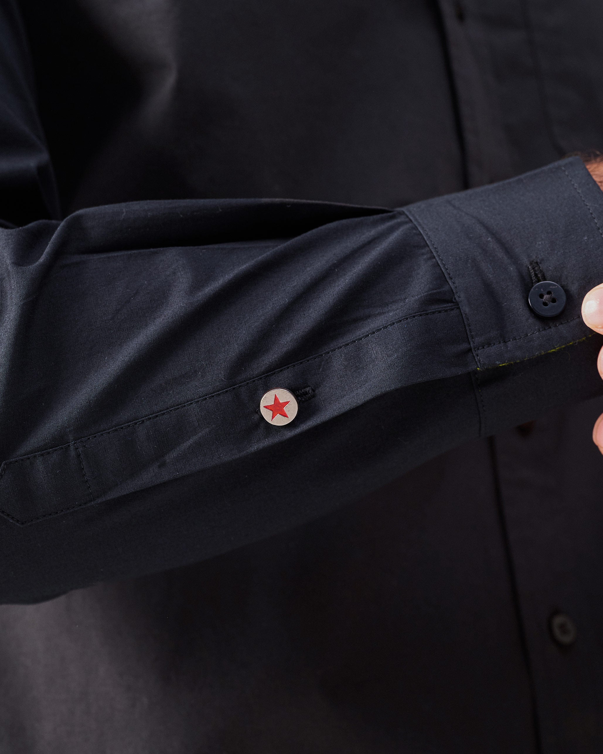 Kayobi Shirt Set (White & Black & Olive)