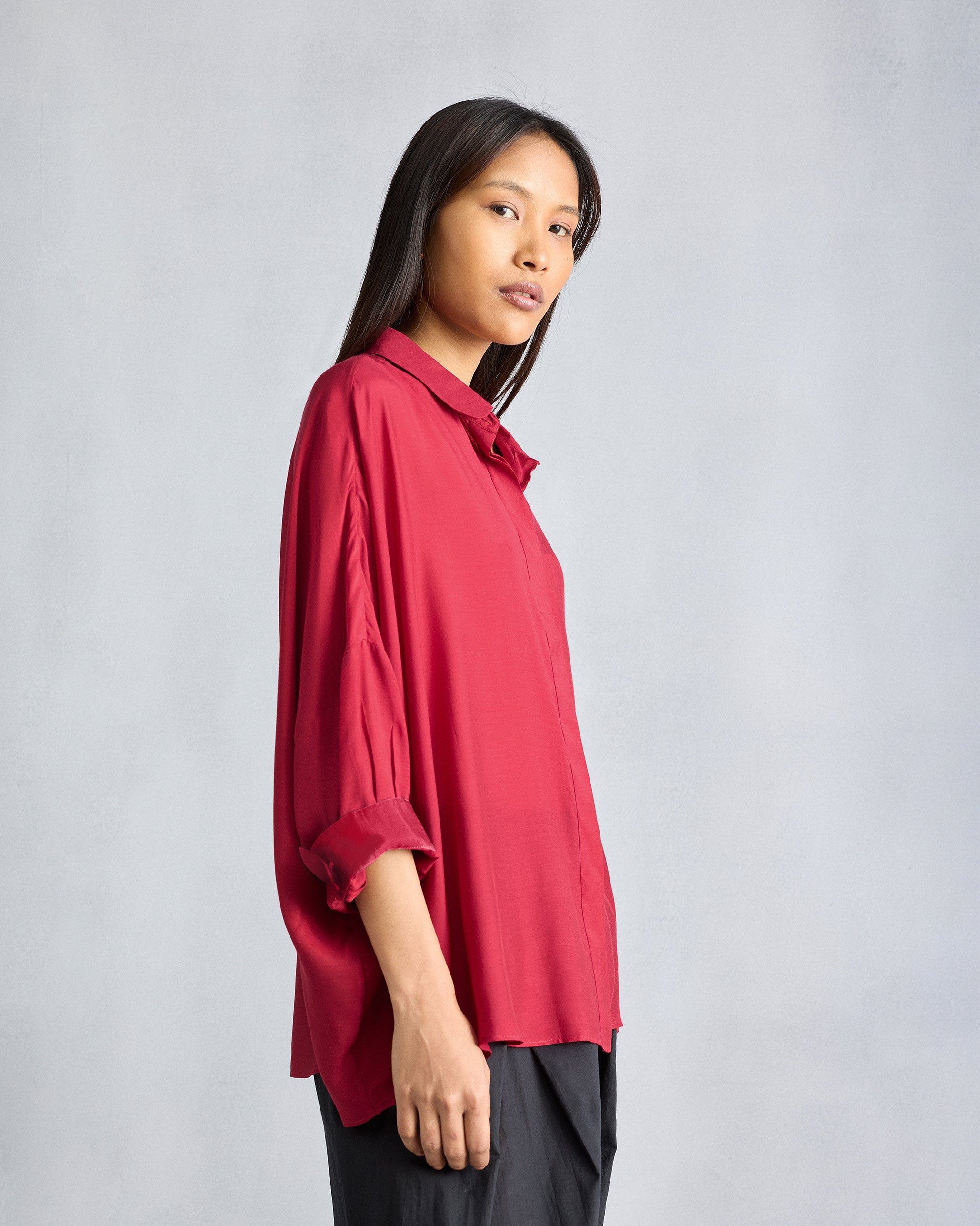 Boxy Shirt - Red