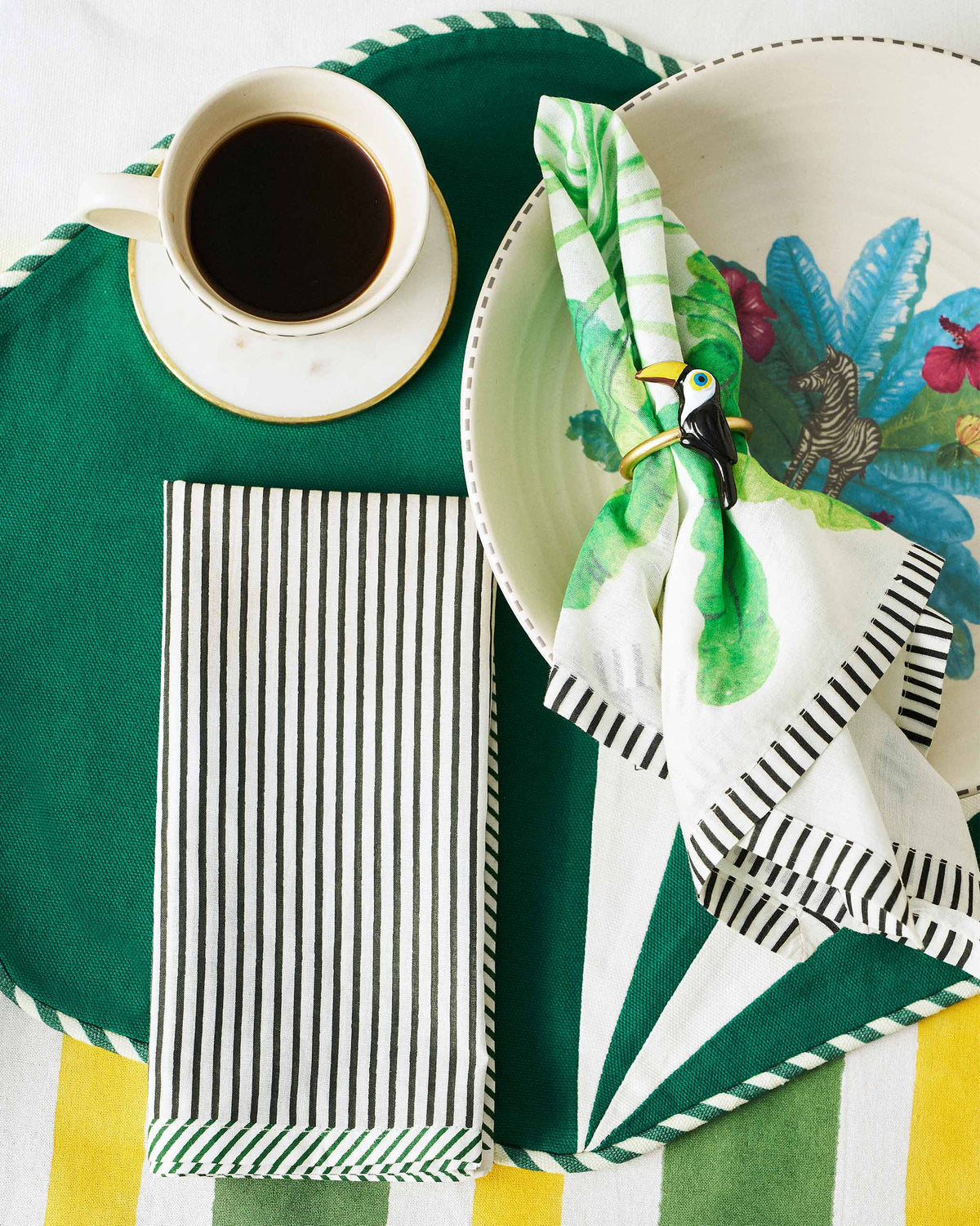 Toucan Napkin Ring - Set of 4