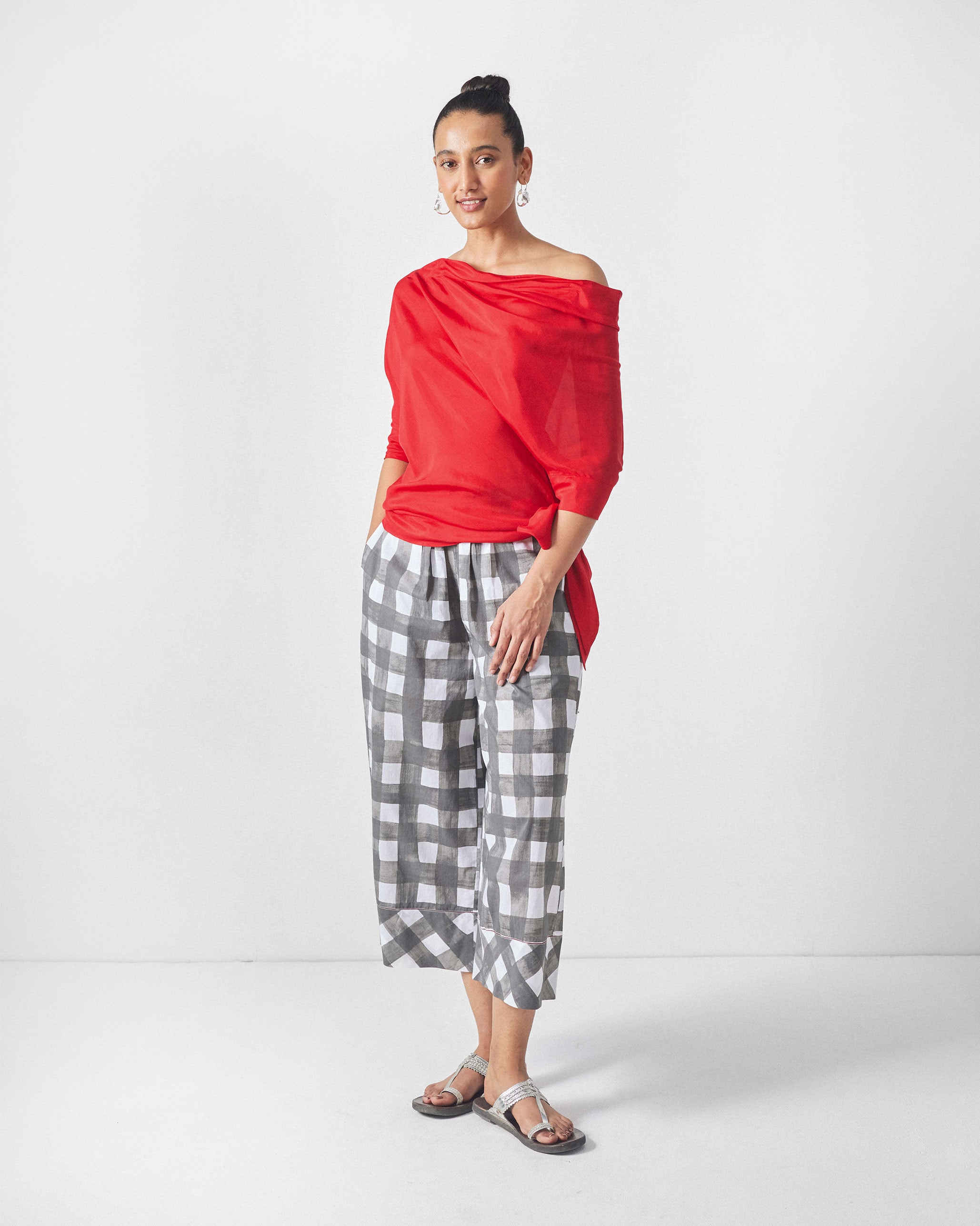 Tokyo Off Shoulder Top - Red