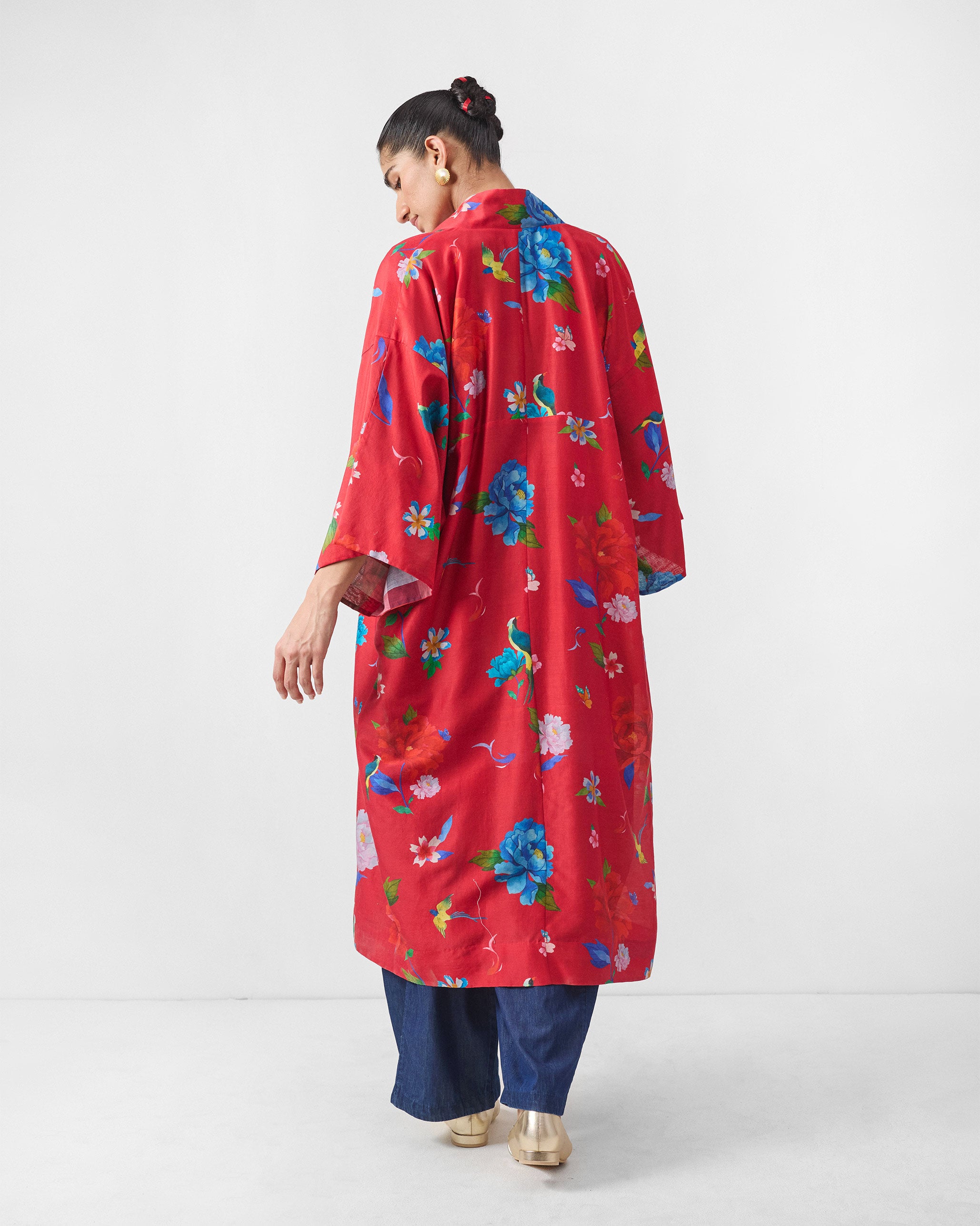 Sakura Kimono - Red Print