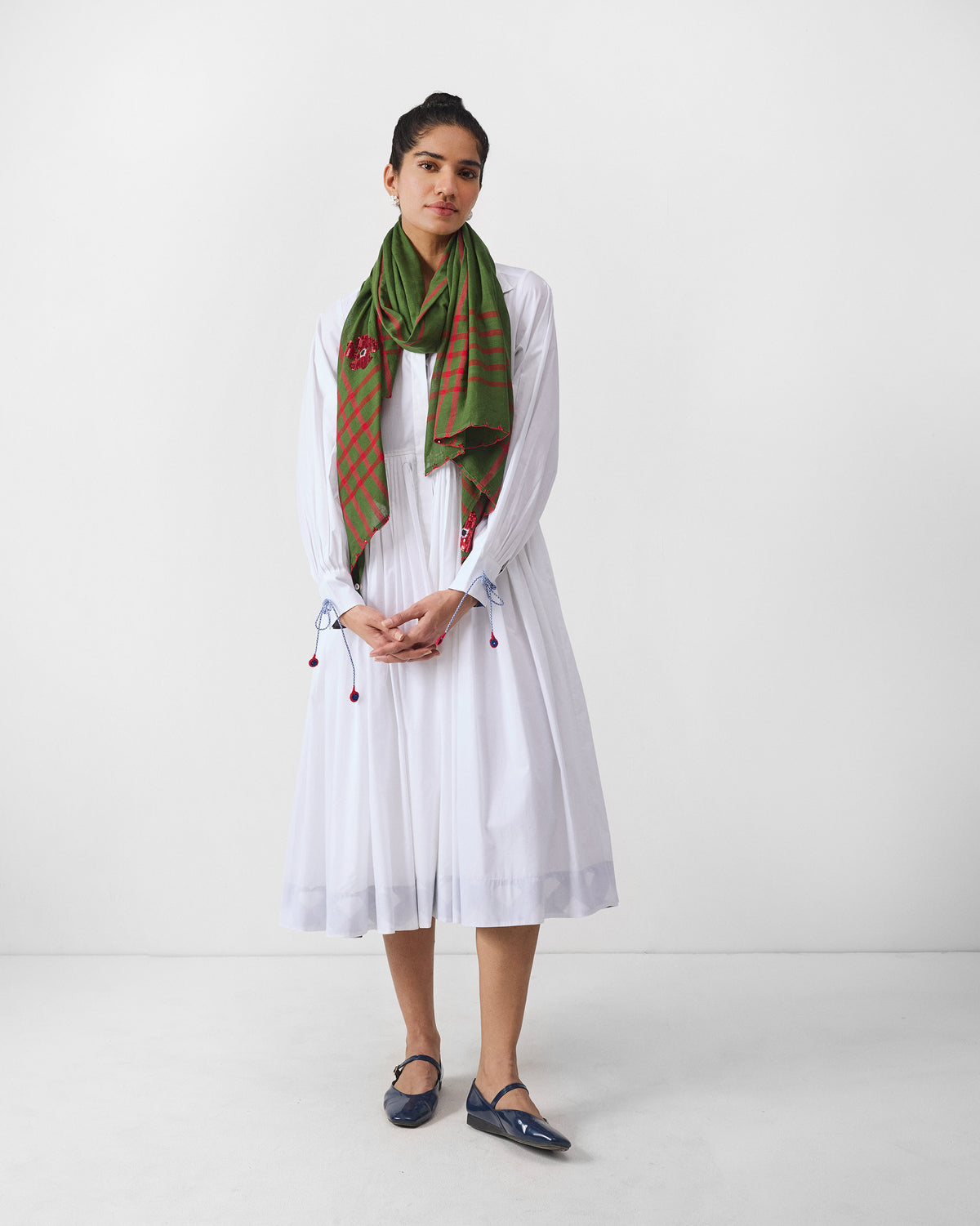 Puritsu Shirt Dress - White