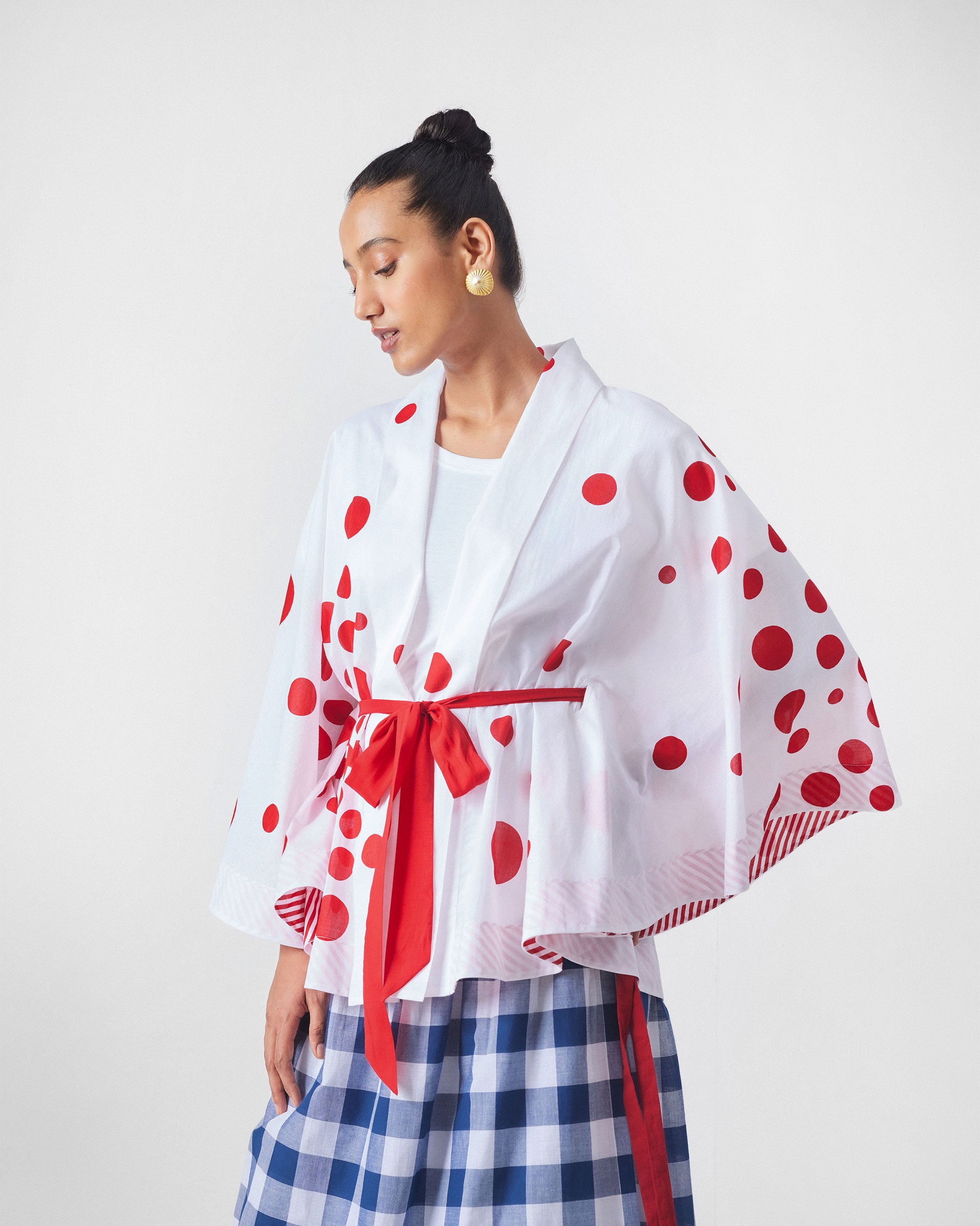 Kepu Overlay - White & Red Print