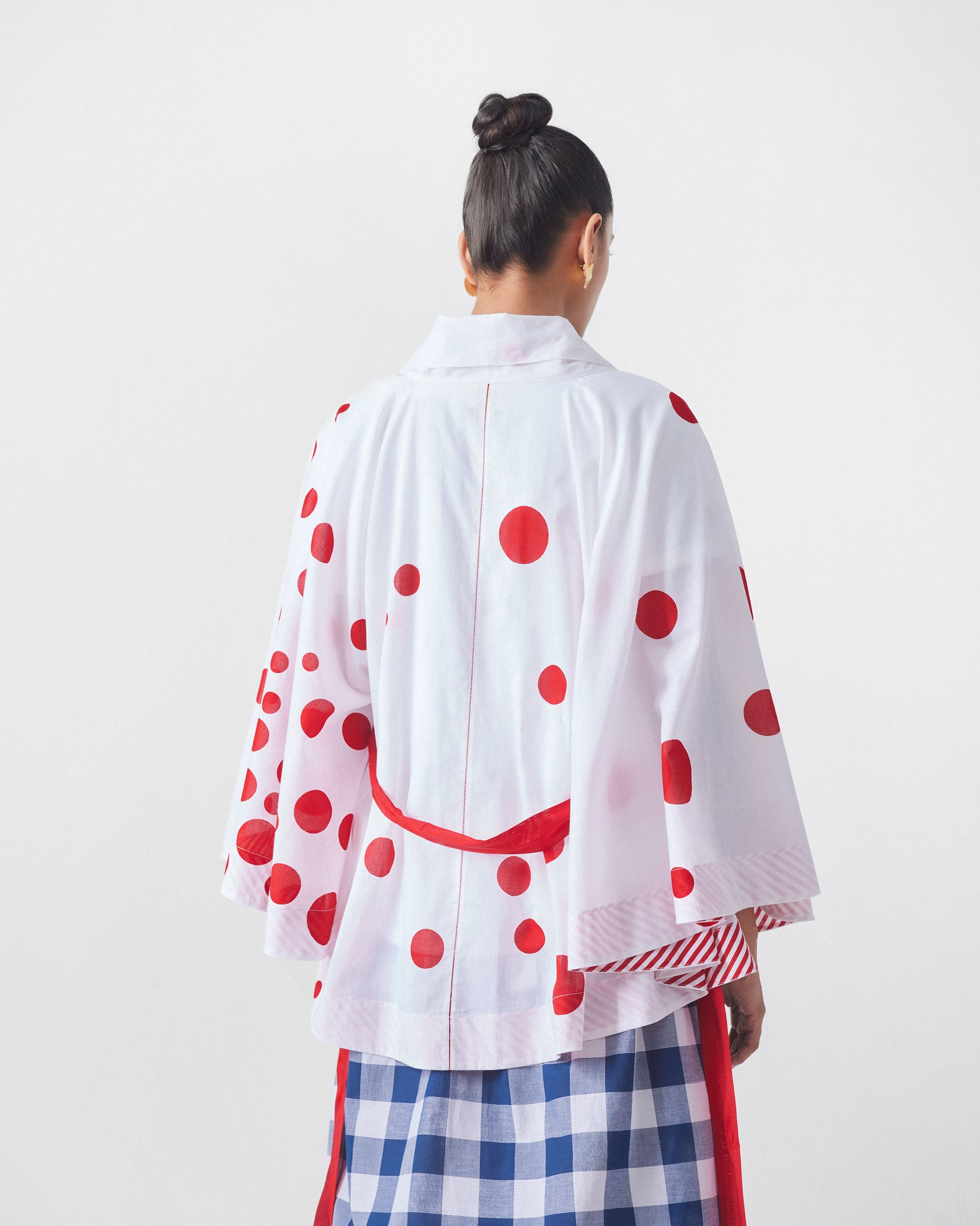 Kepu Overlay - White & Red Print