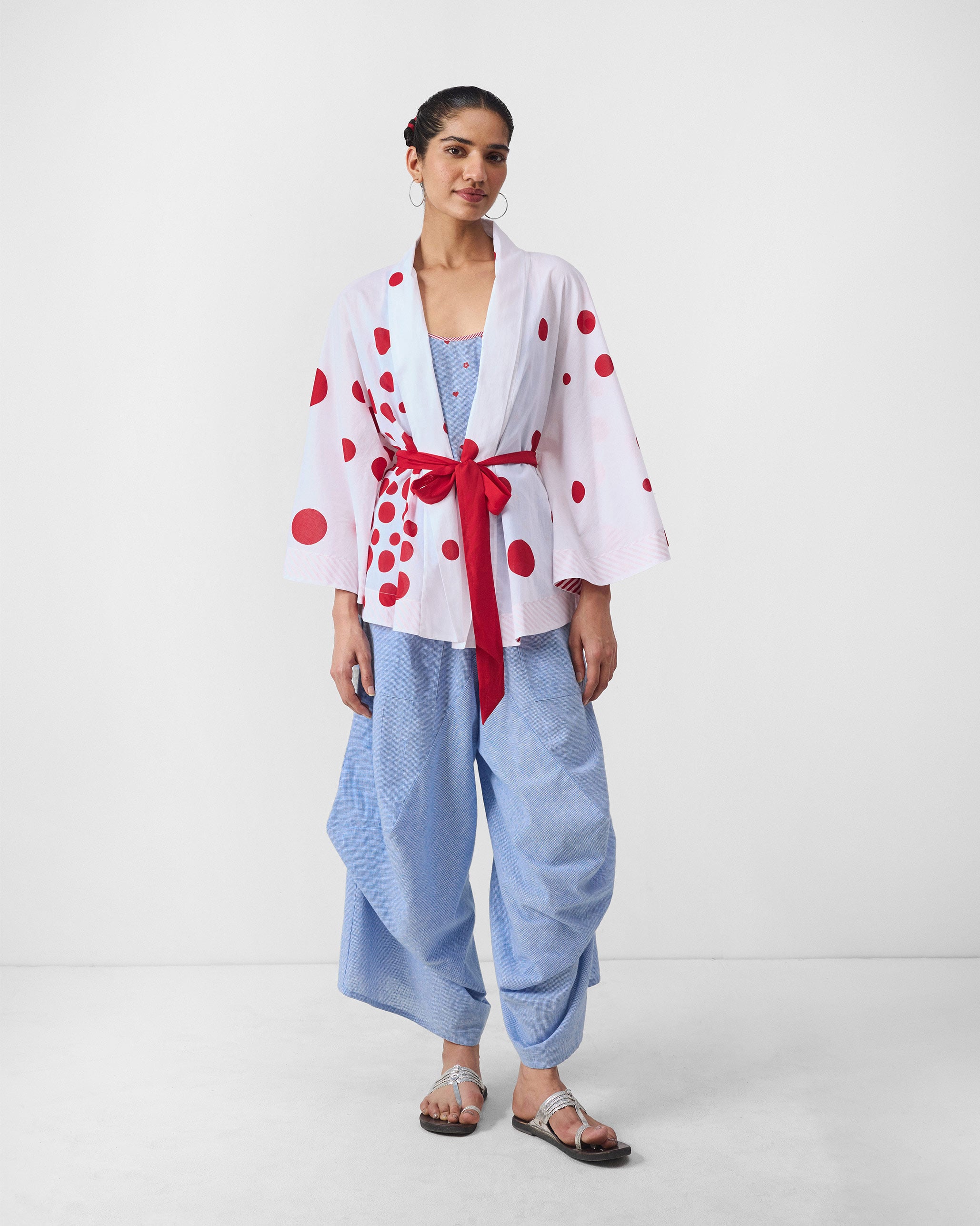 Kepu Overlay - White & Red Print