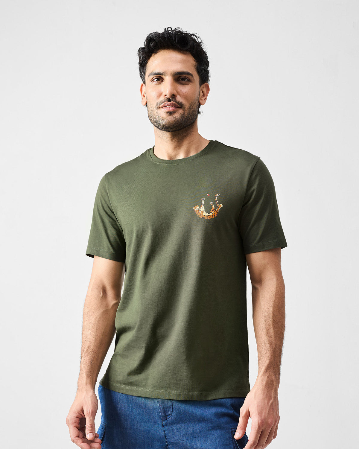 Cheetah T-Shirt - Olive