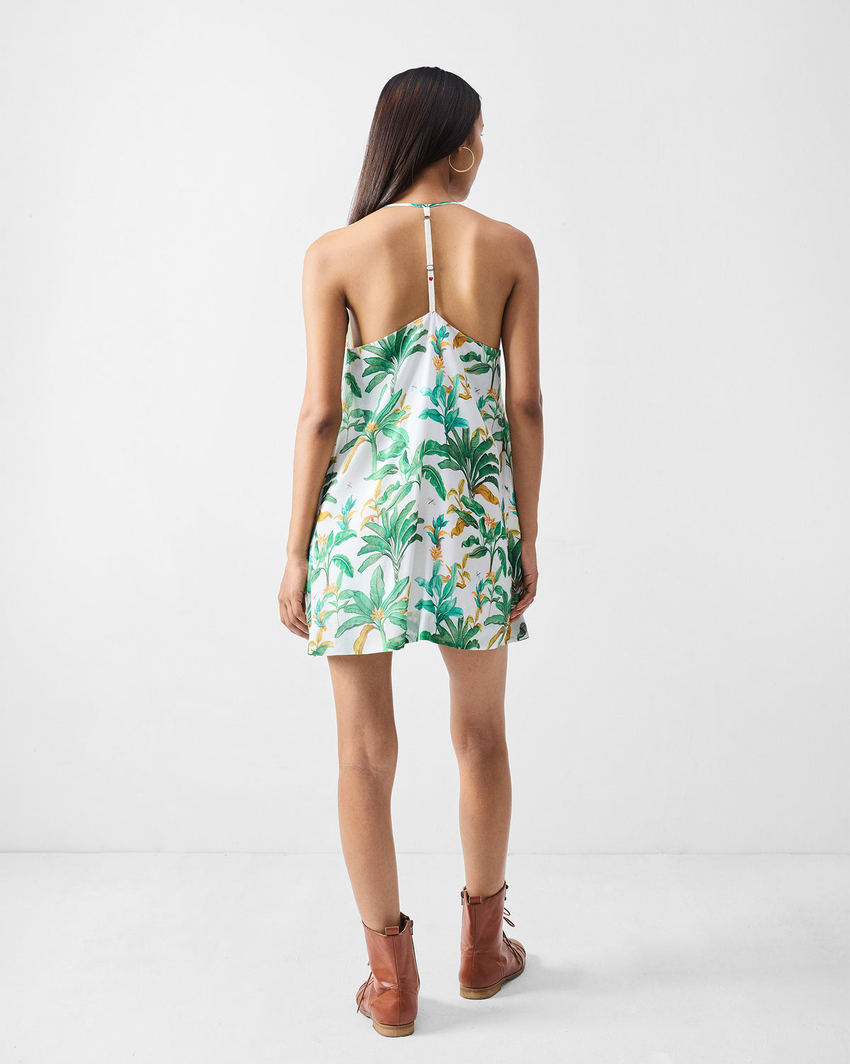 Salem Dress - Green Printed