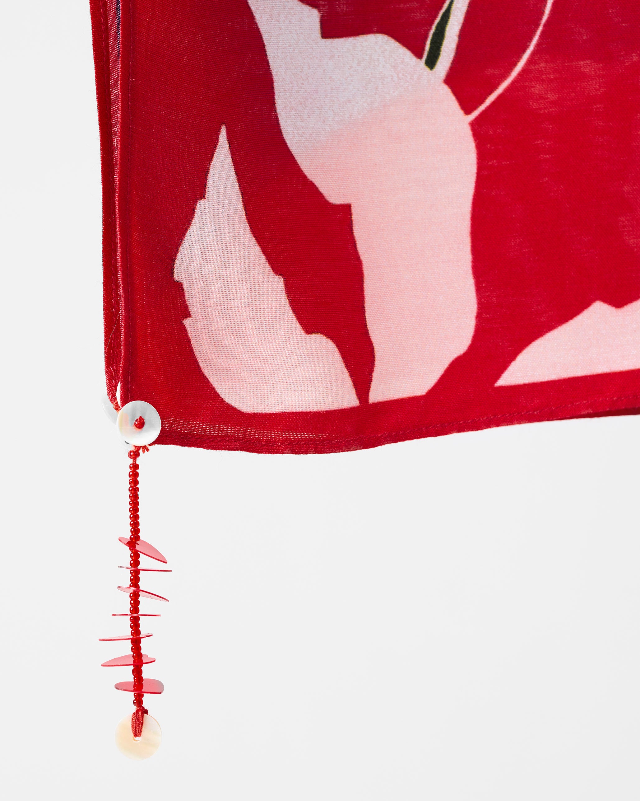 Hana Scarf - Blue & Red