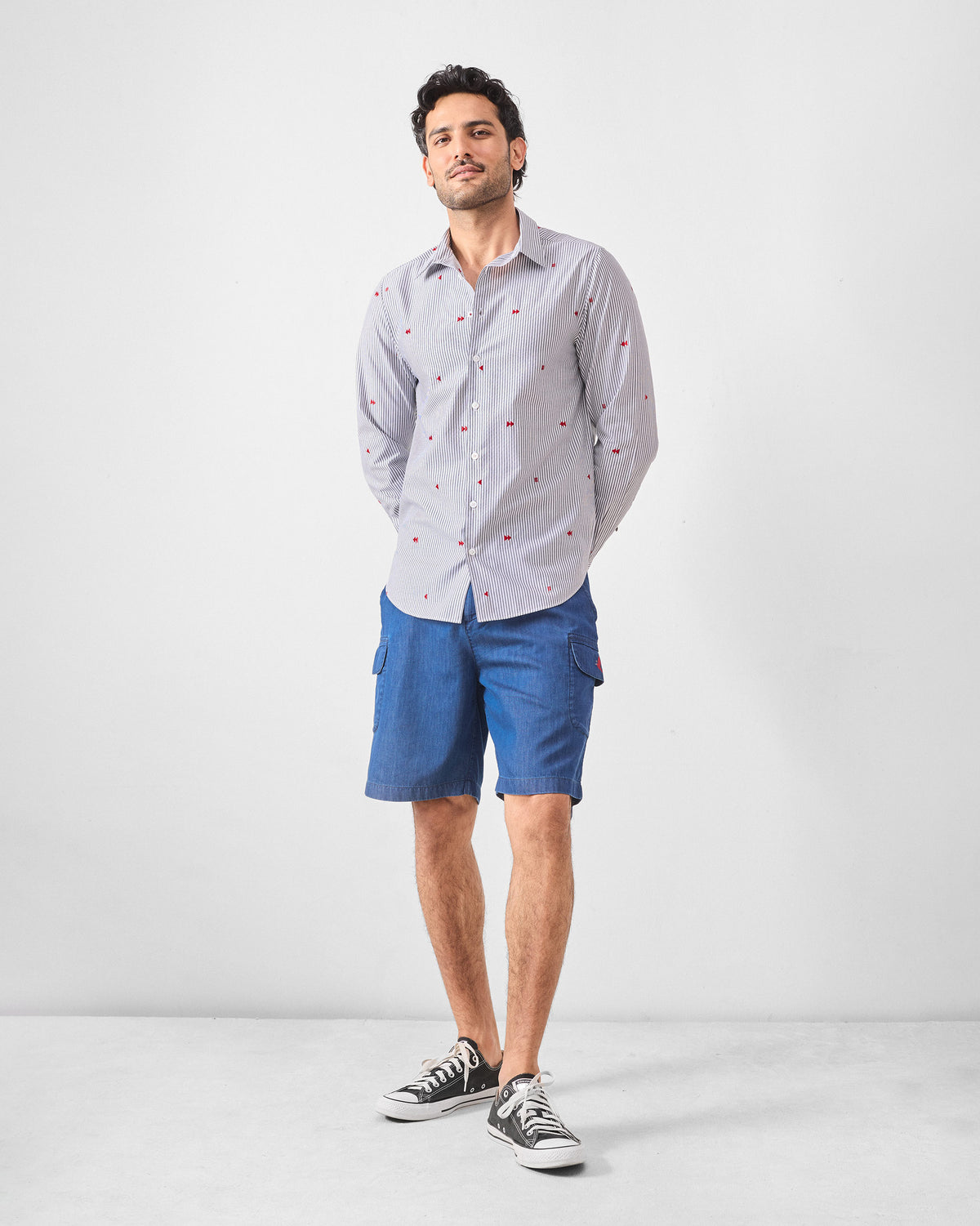 Hakuna Shirt - Red Embroidered