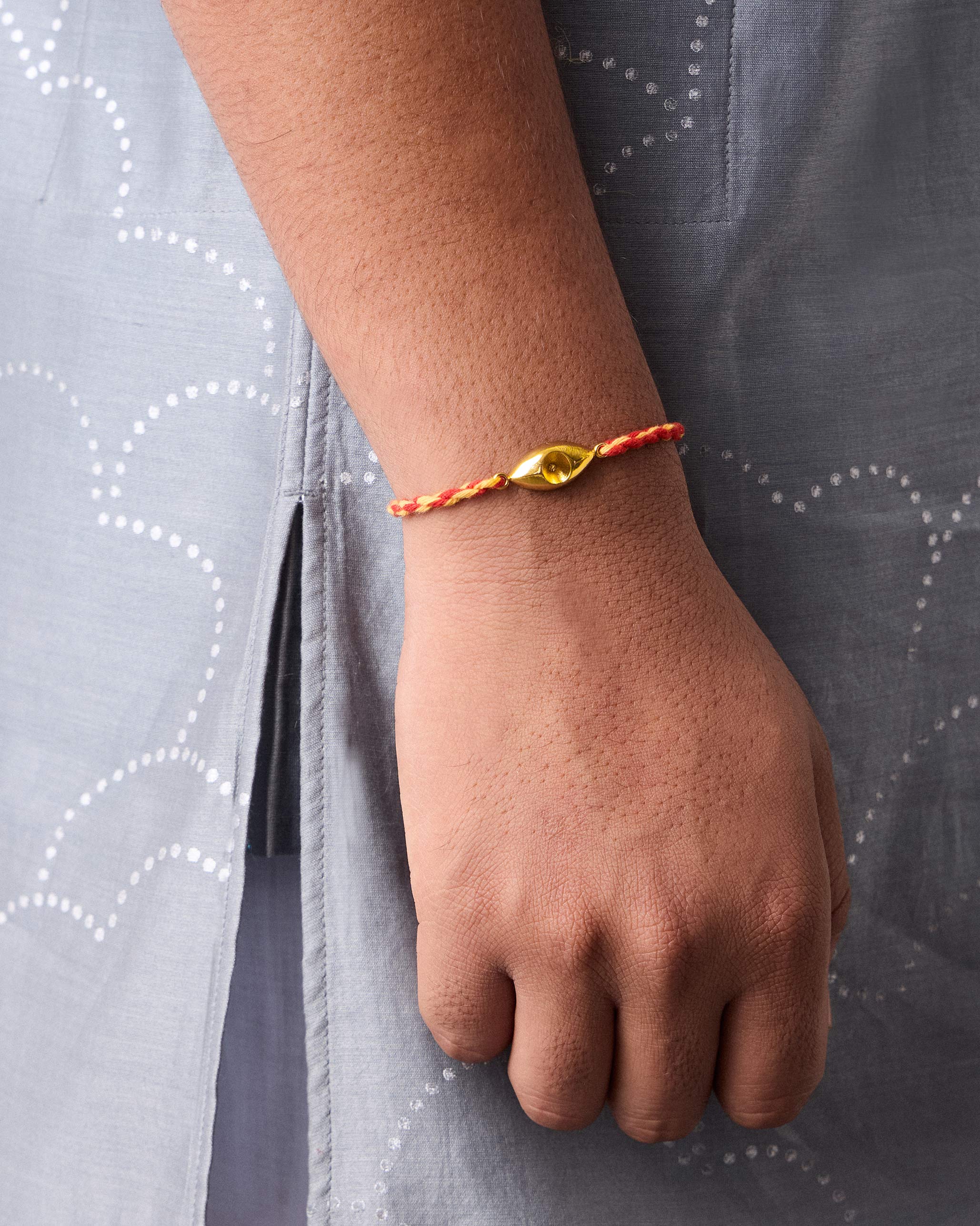 Evil Eye Rakhi - Red