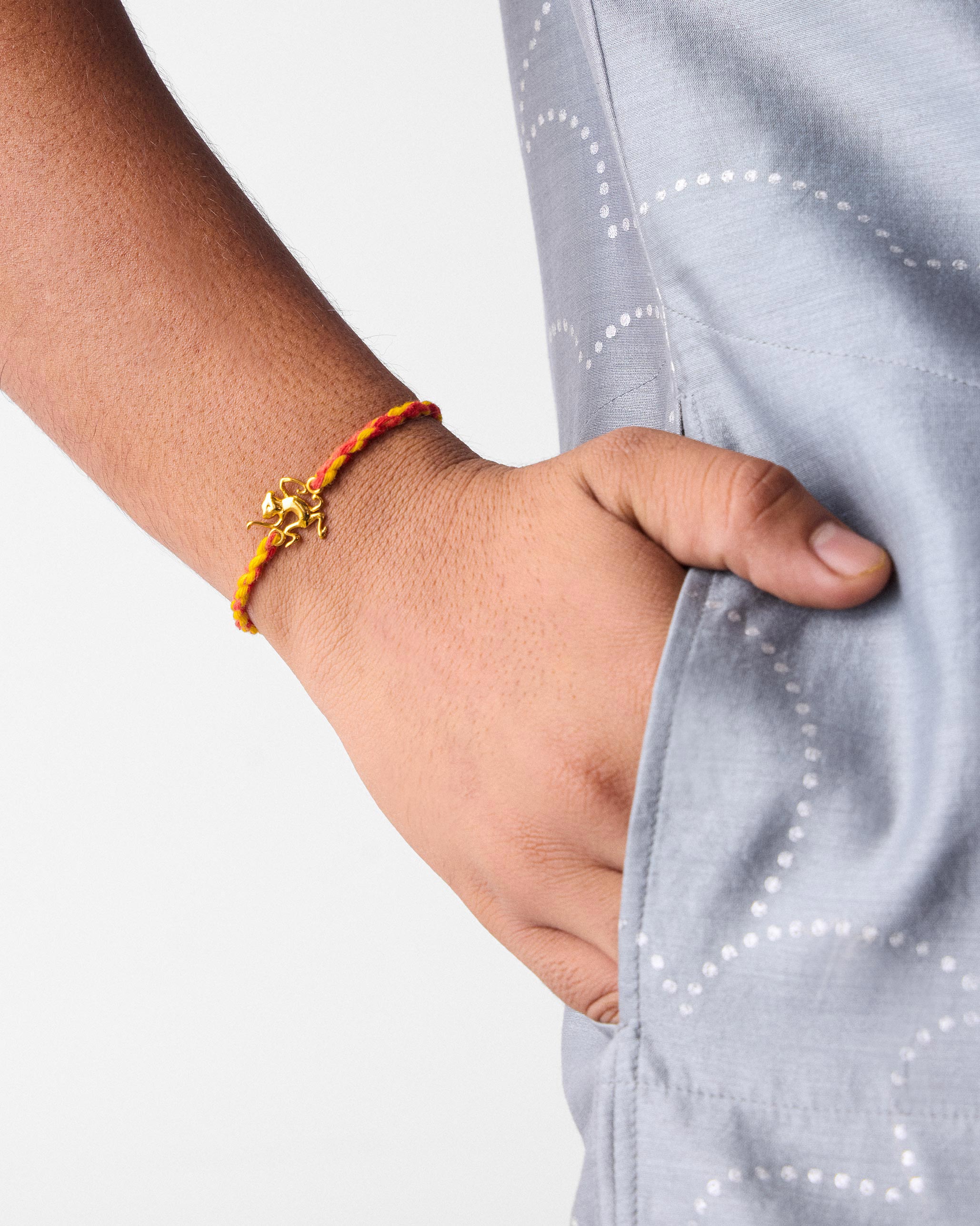 Monkey Rakhi - Red