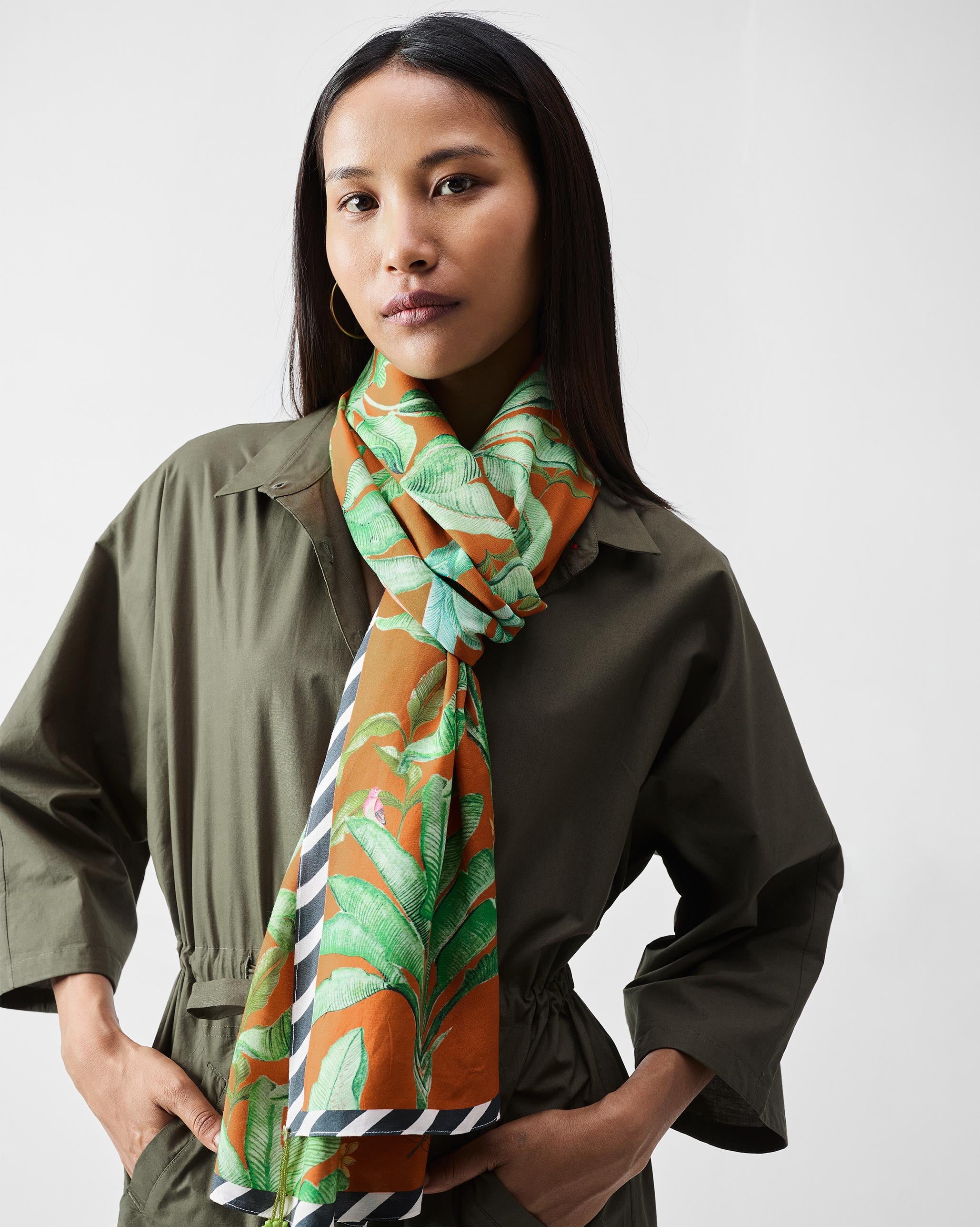 Sunset Scarf - Rust