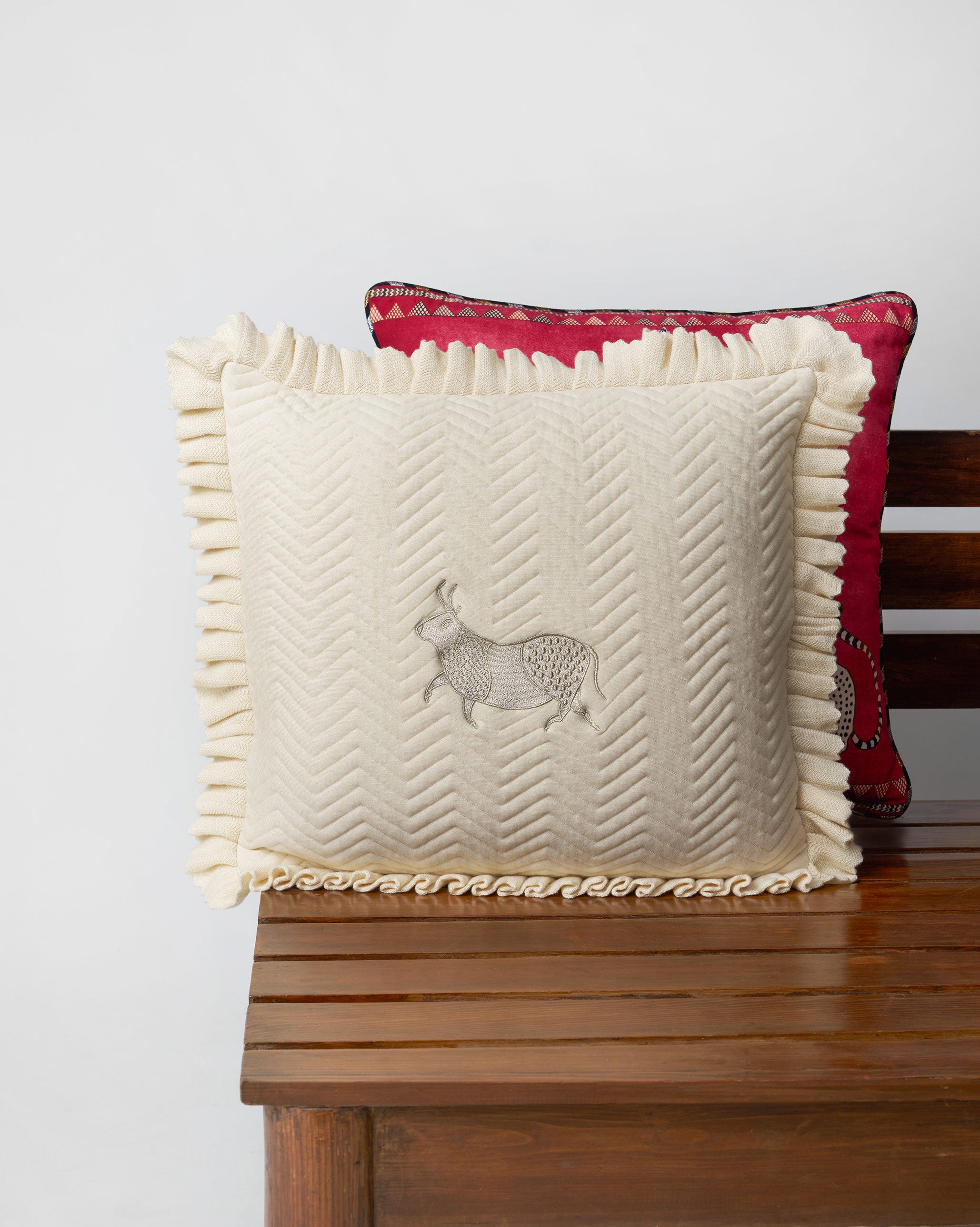 Bull Cushion Cover
