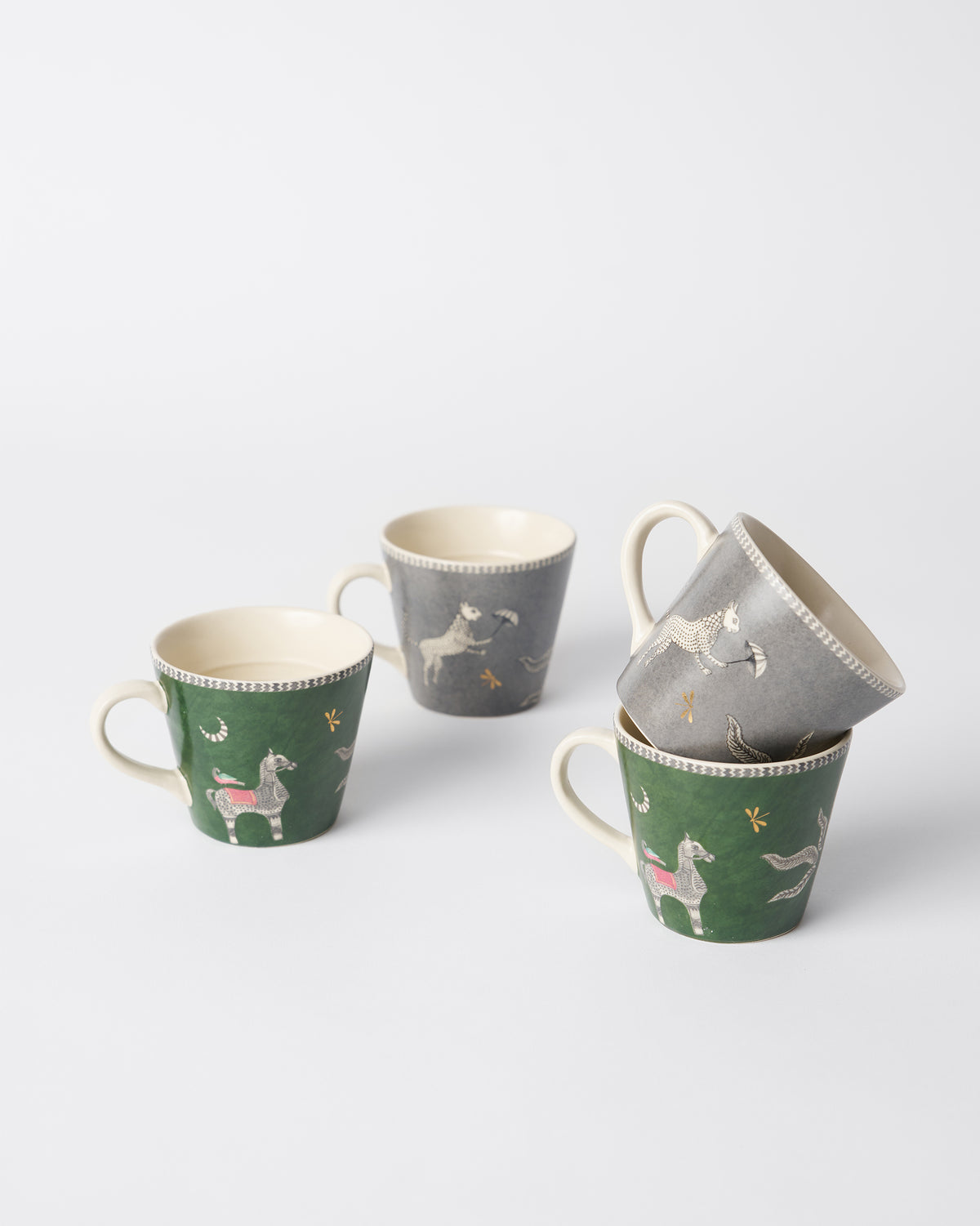 Indus Espresso Mug - Set of 4
