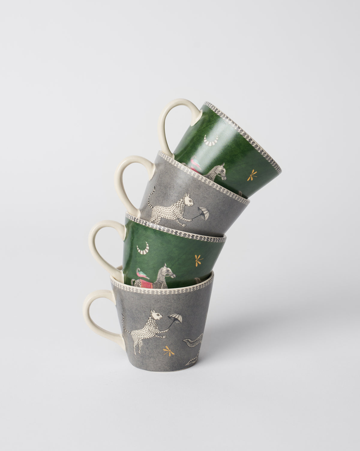Indus Espresso Mug - Set of 4